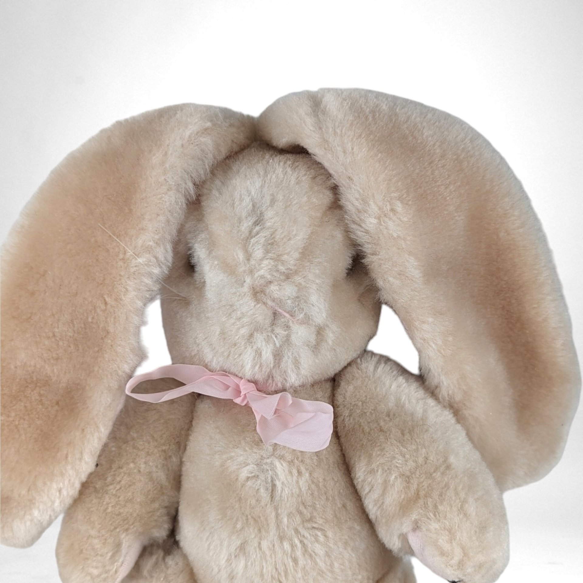 Vintage Long Earred Plush 9" Jointed Rabbit