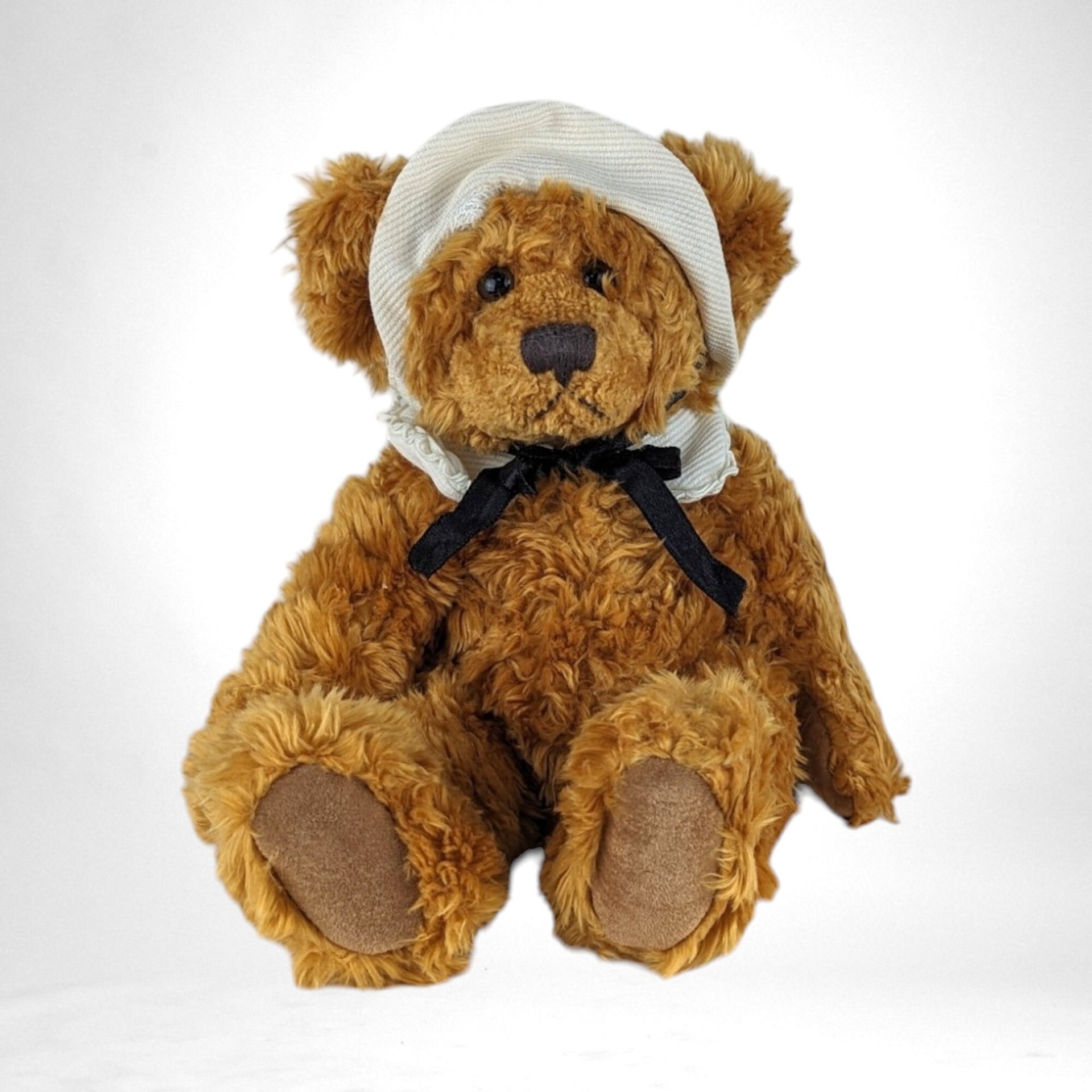 Vintage Russ Berrie Plymouth and Mayflower Thanksgiving Teddy Bears