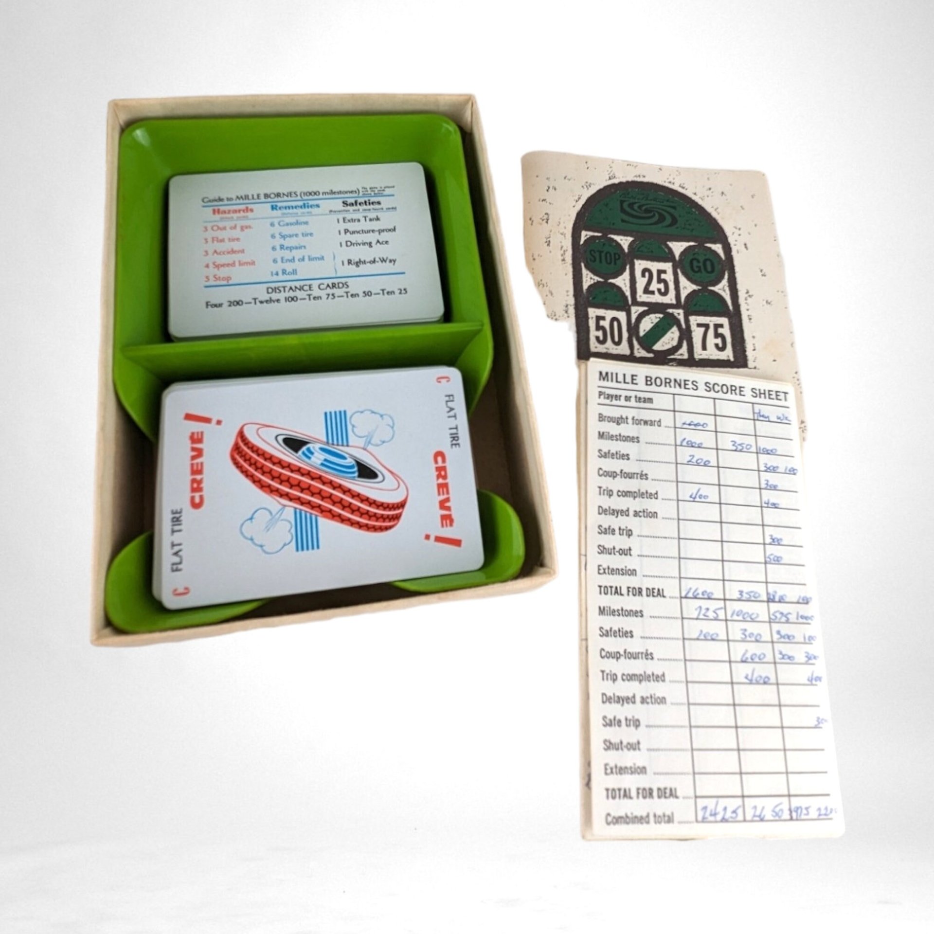 1962 Parker Brothers Mille Bornes Game