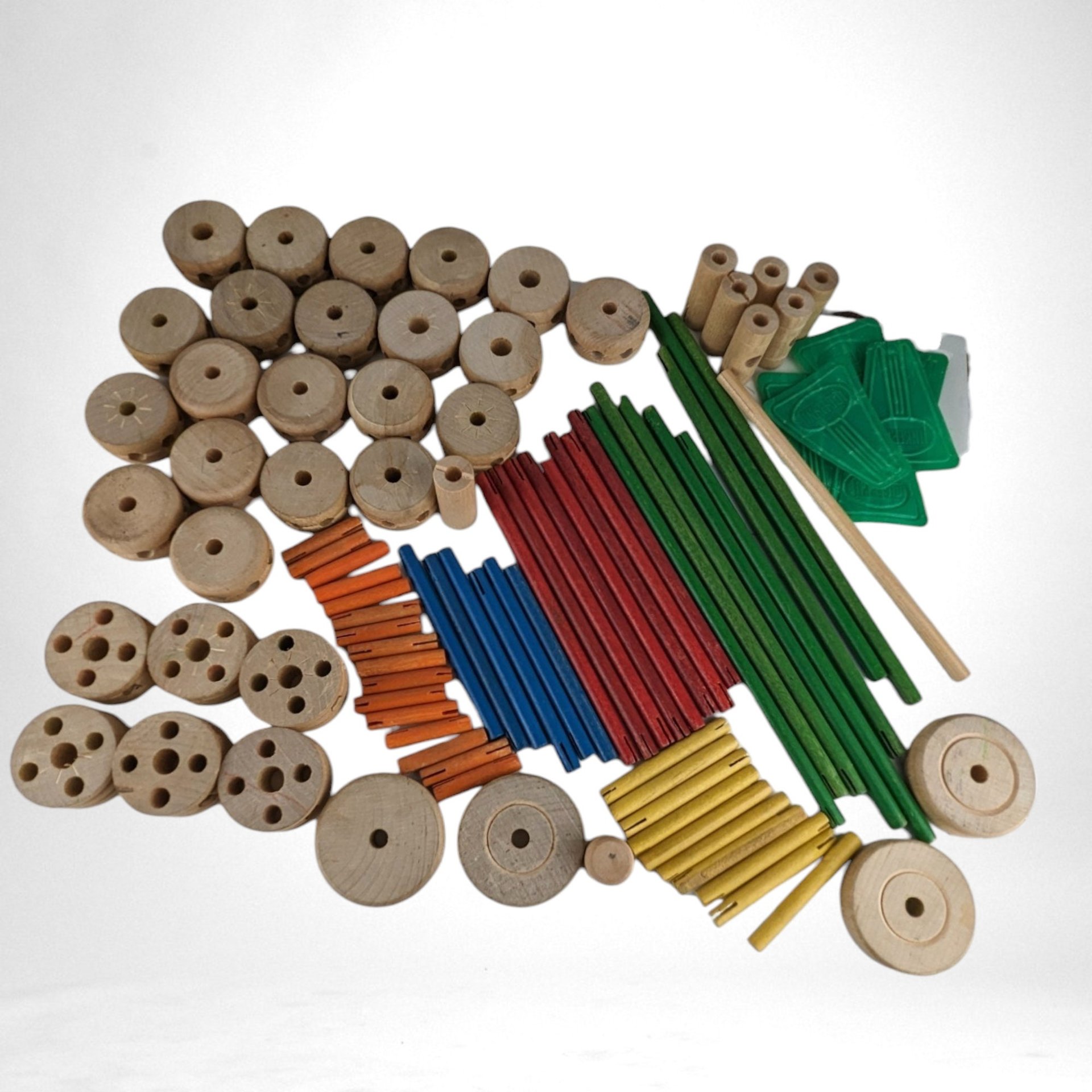 Vintage Tinkertoy Set, No 136, Junior Architect