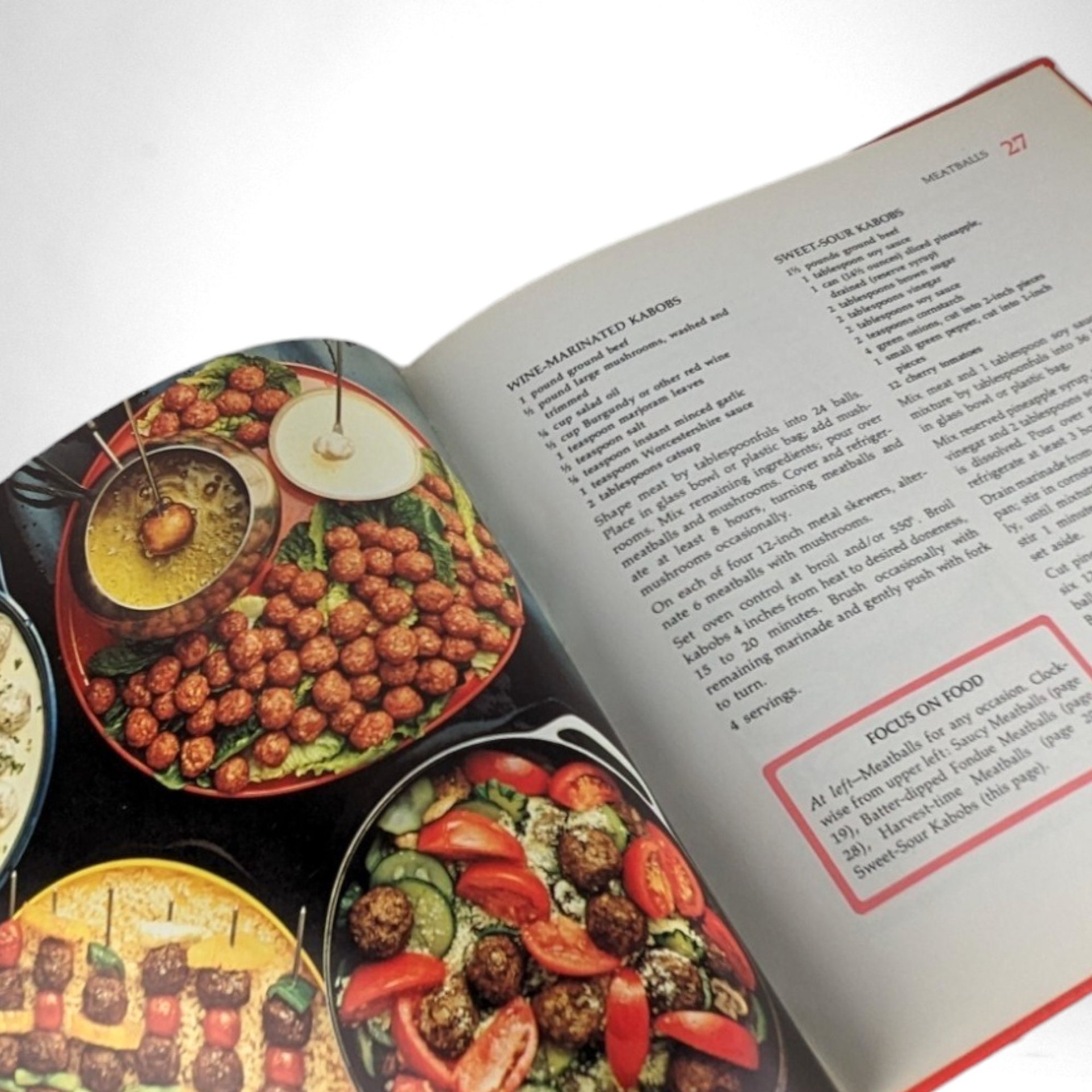 1973 Betty Crocker's Hamburger Cookbook, Hardcover