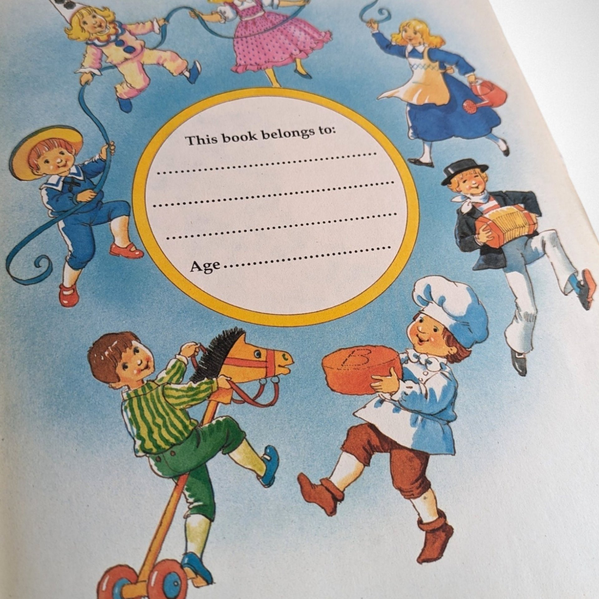 1995 A Treasury of Nursery Rhymes, Hardcover