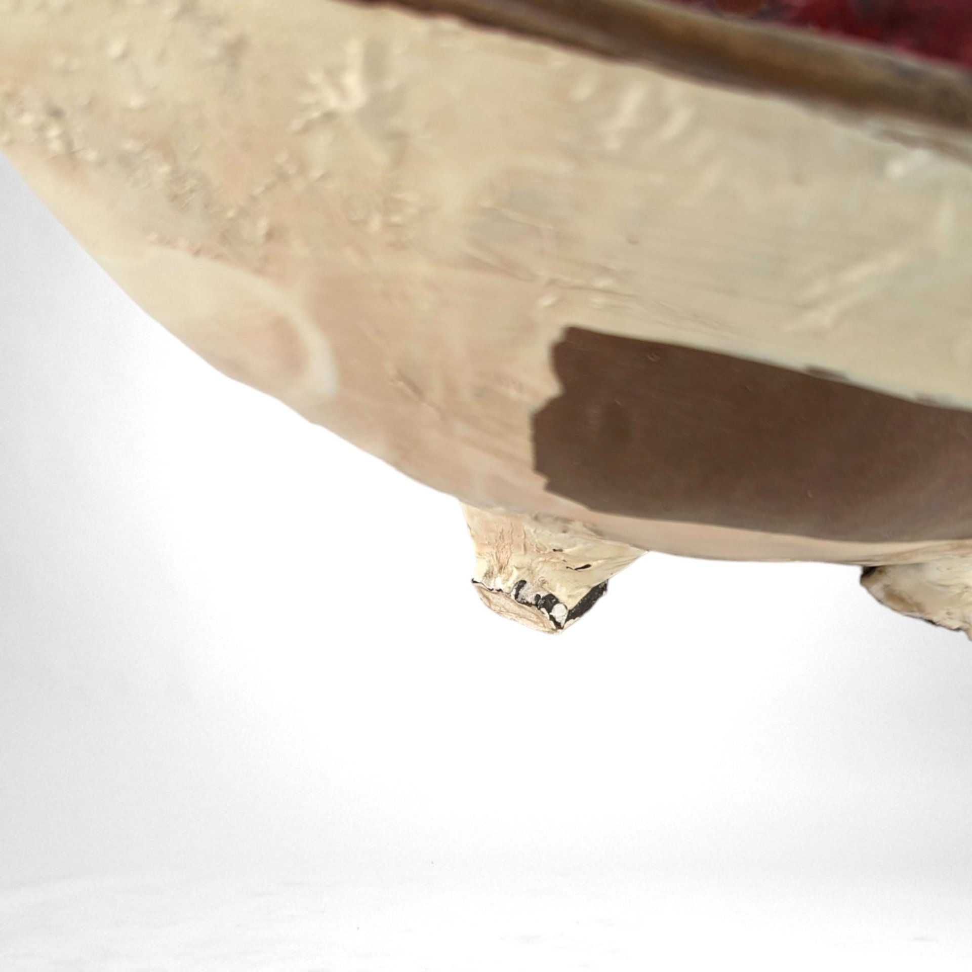 Vintage Ron Lee Hobo Clown in Bathtub Sculpture, Poor Condition