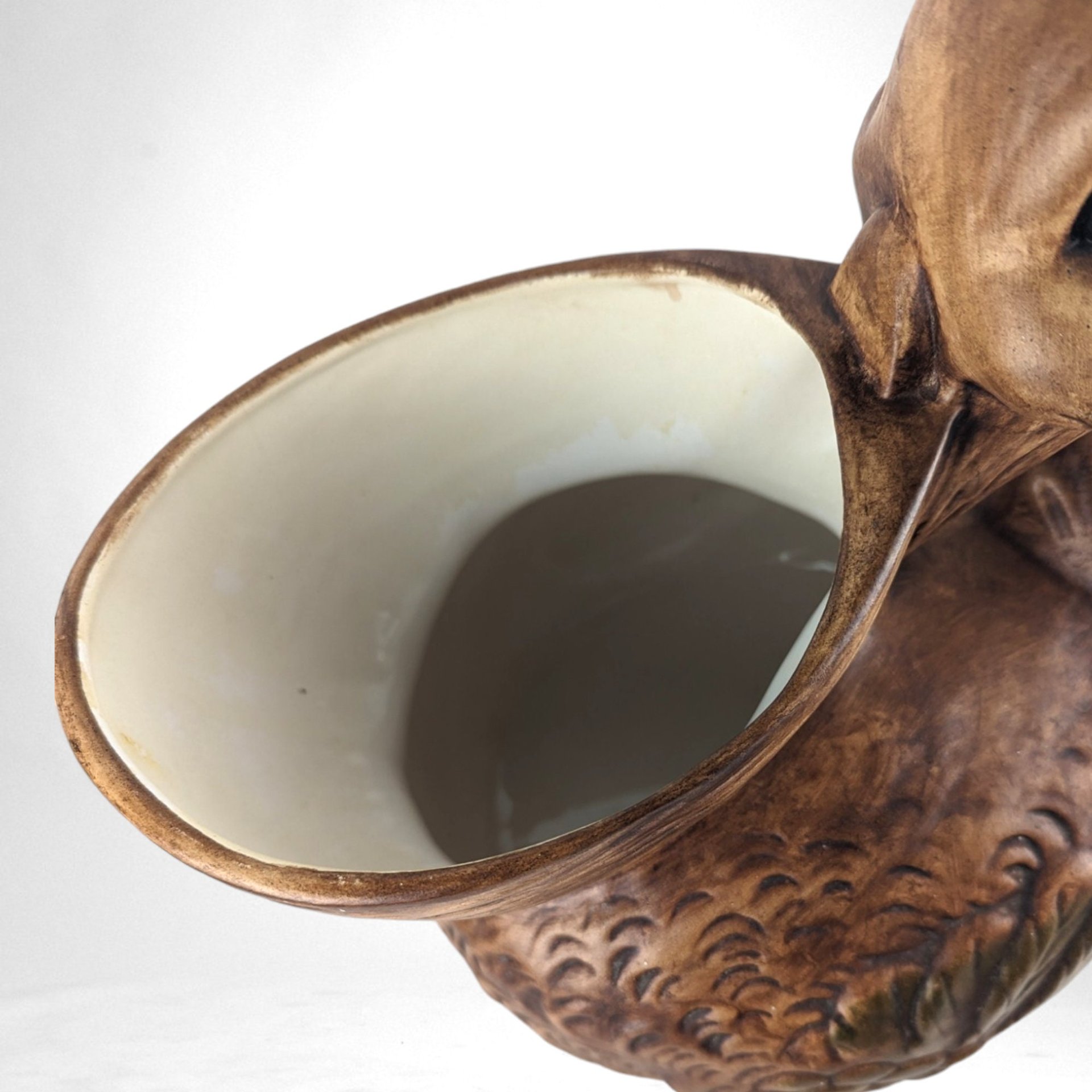 Vintage Ceramic Pelican Cookie Jar