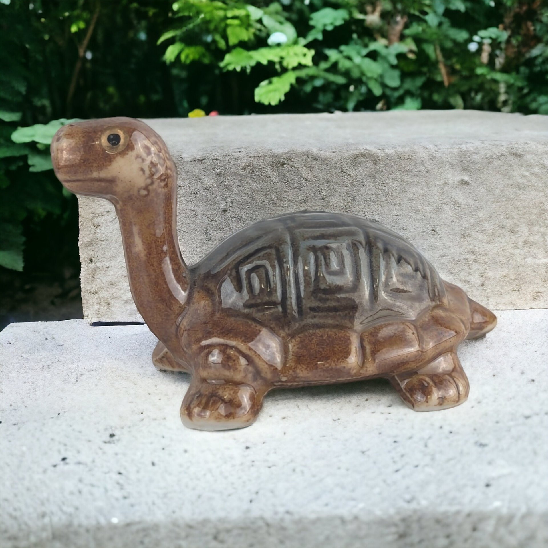 Vintage Ceramic Turtle Figurine