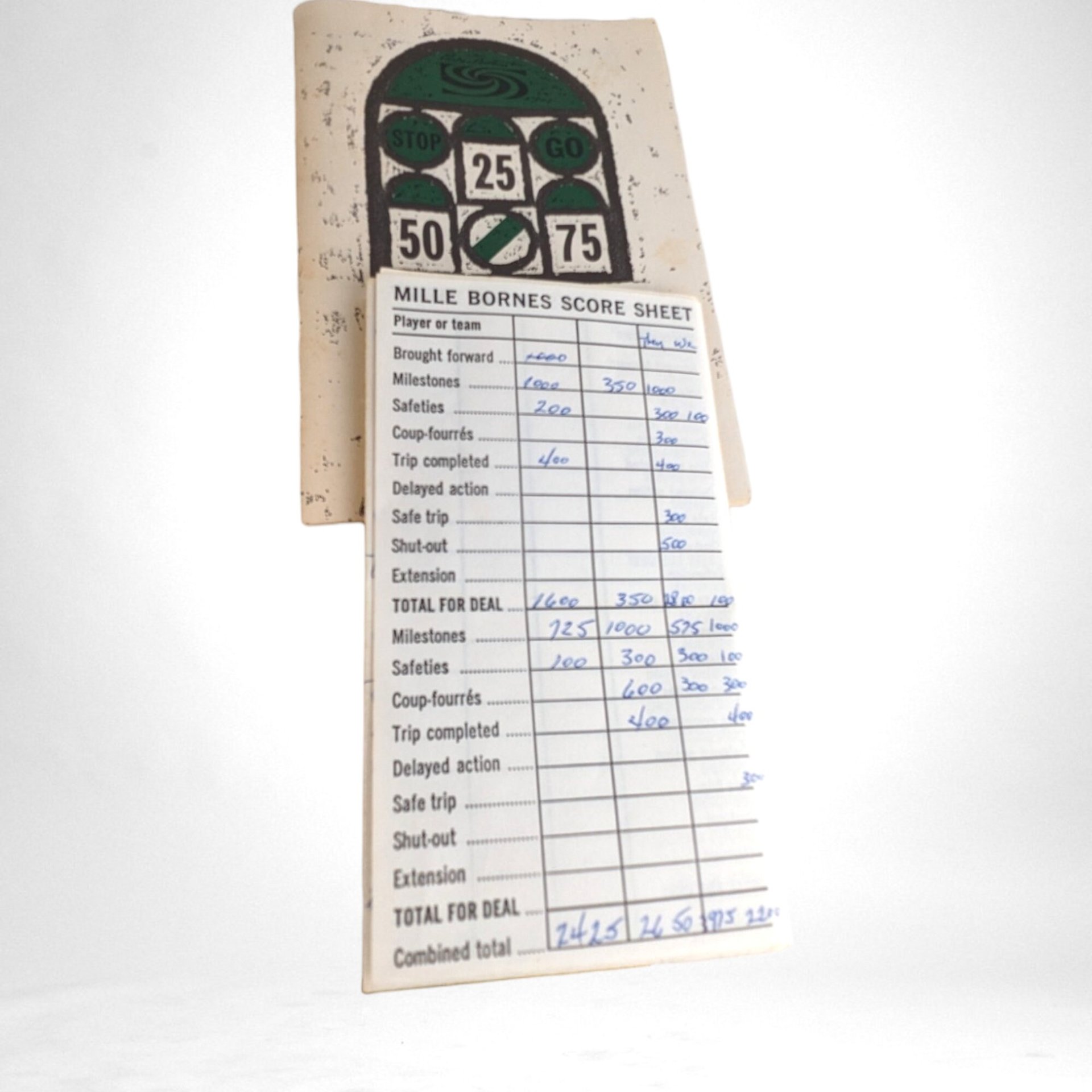 1962 Parker Brothers Mille Bornes Game