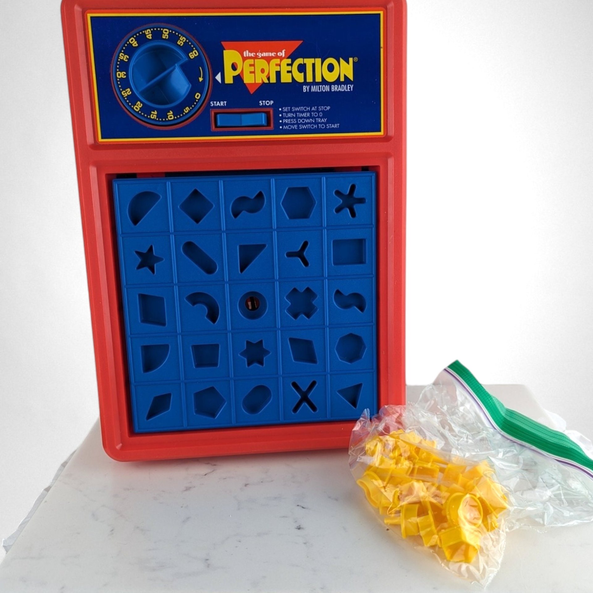 1990 Milton Bradley Perfection Game, No box