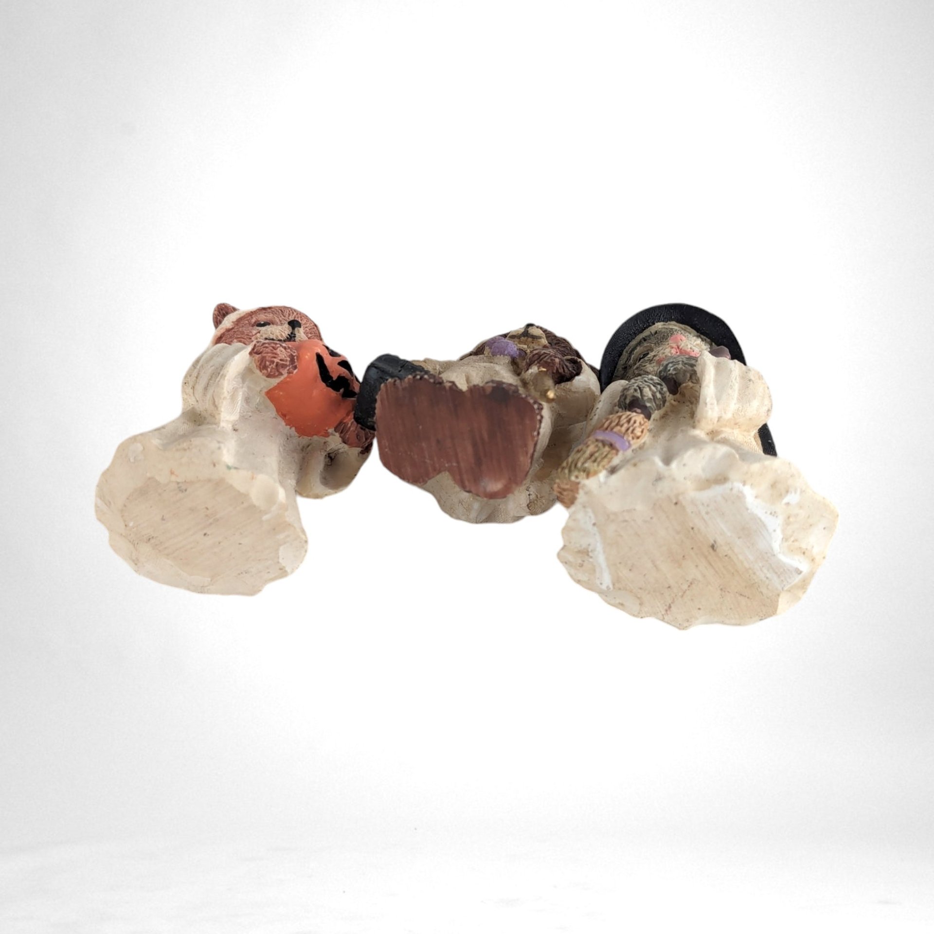 Vintage Lighted Munchkin 4 Piece Halloween House, With Extra Pieces