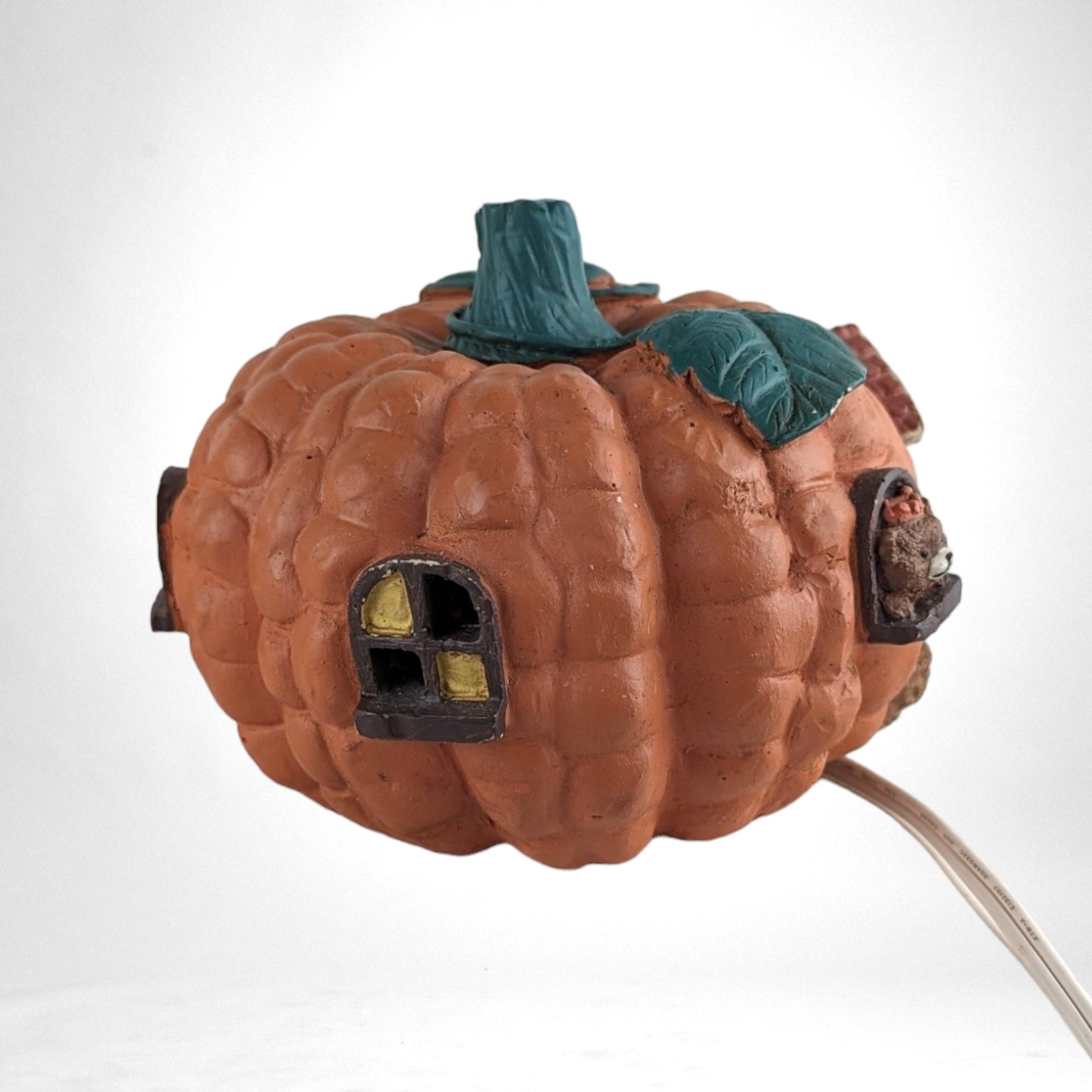 Vintage Lighted Munchkin 4 Piece Halloween House, With Extra Pieces