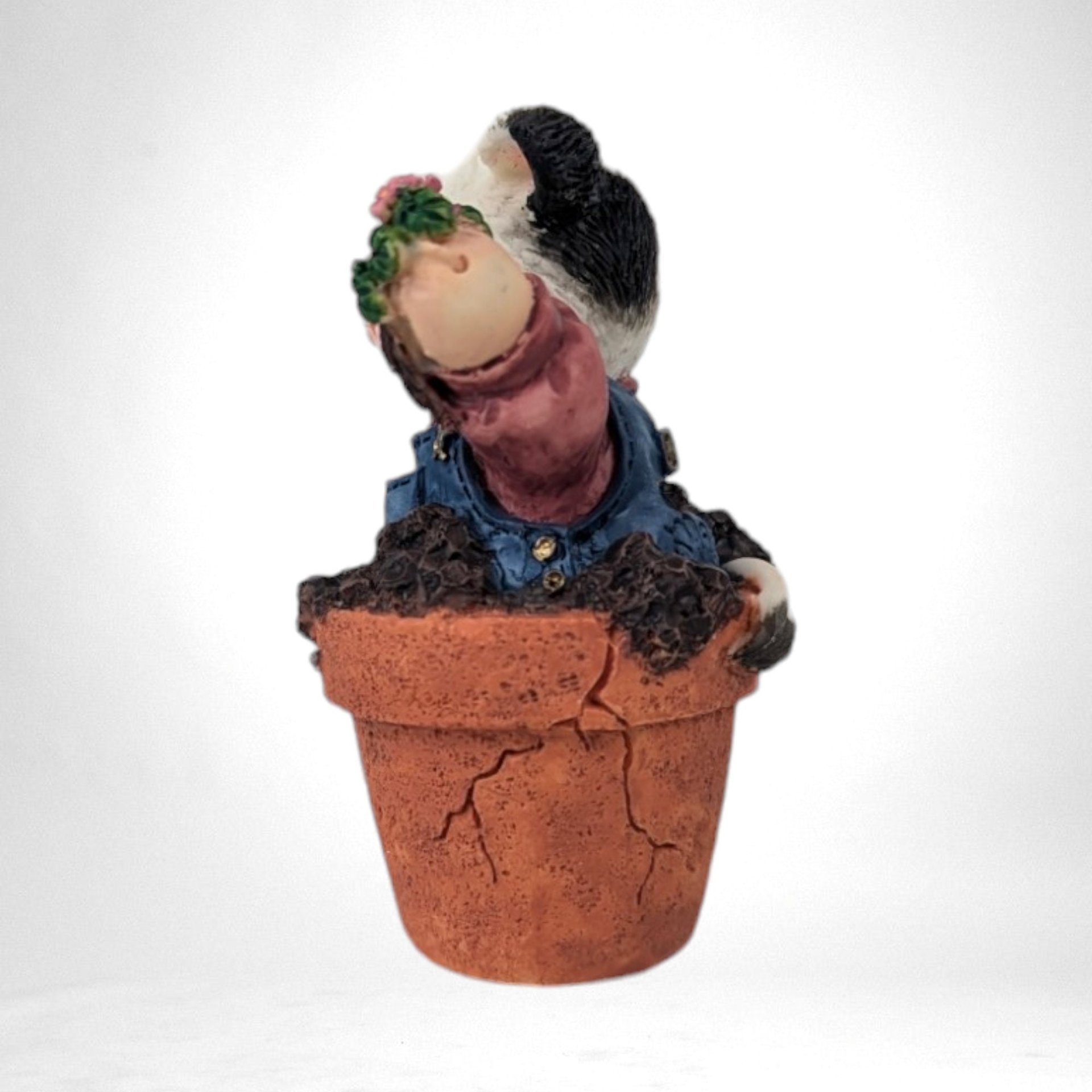 1996 Enesco Mary Moo Moos "Peek-A-Moo" Cow Figurine