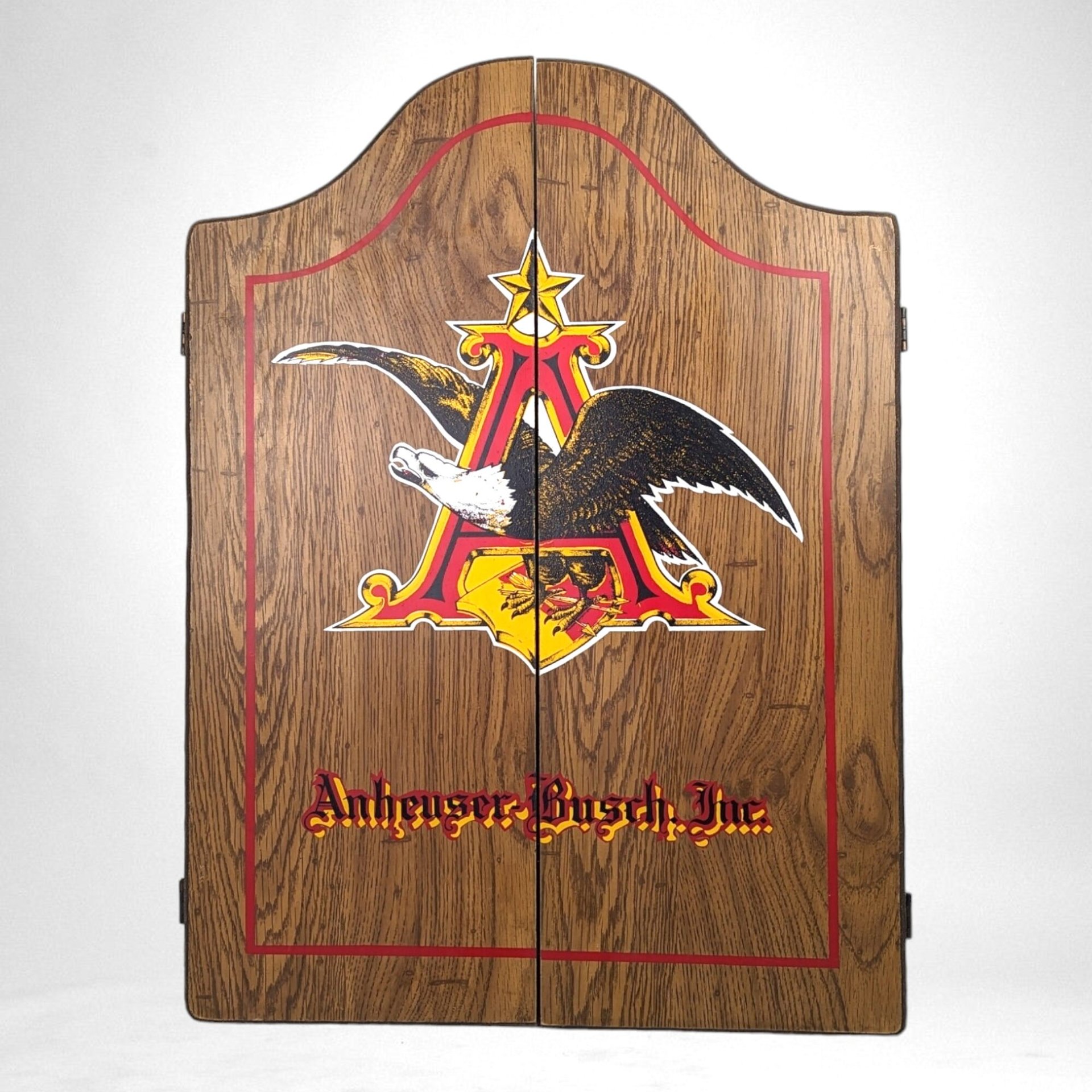 Anheiser Busch Dart Board with Darts