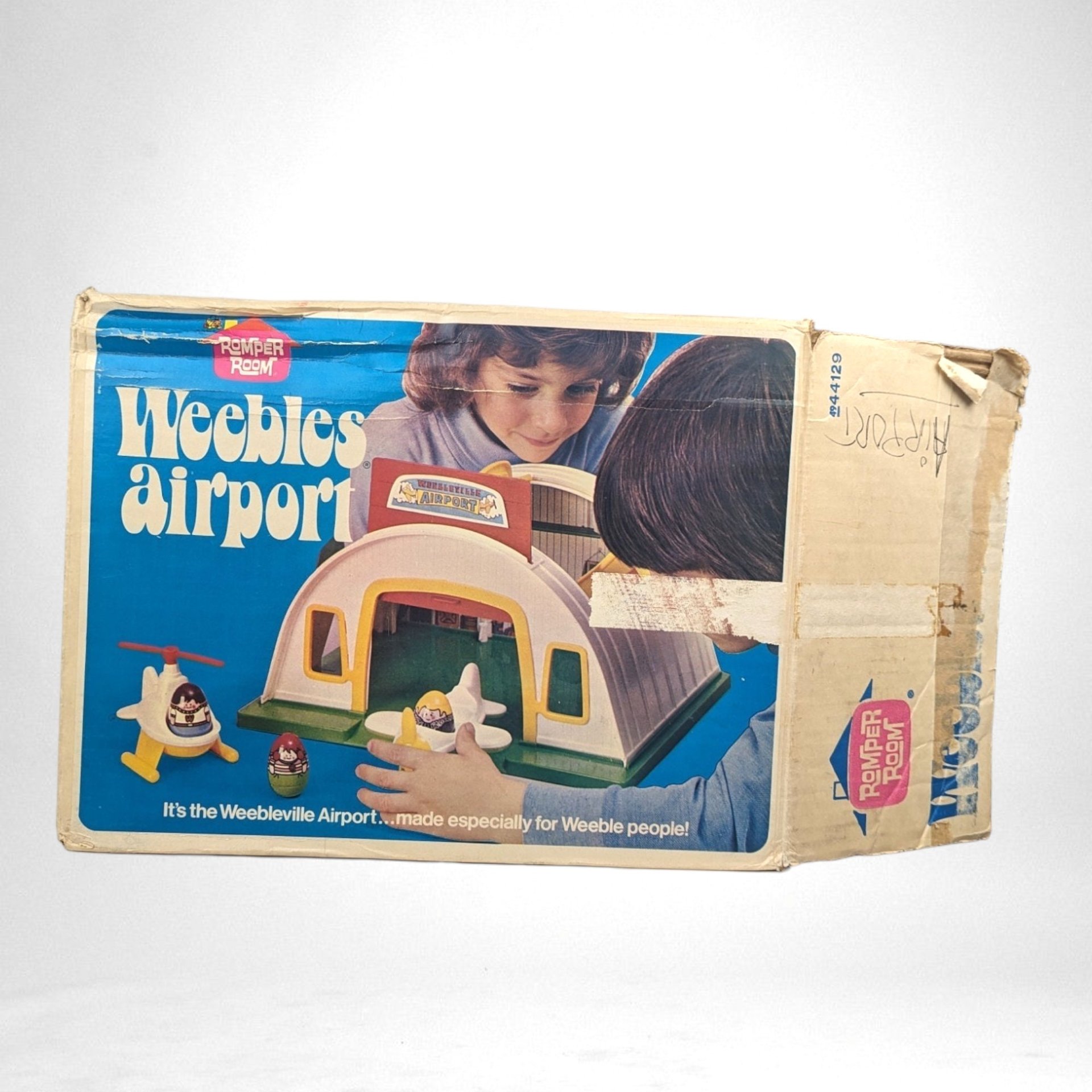 1975 Hasbro Romper Room Weebles Airport Playset
