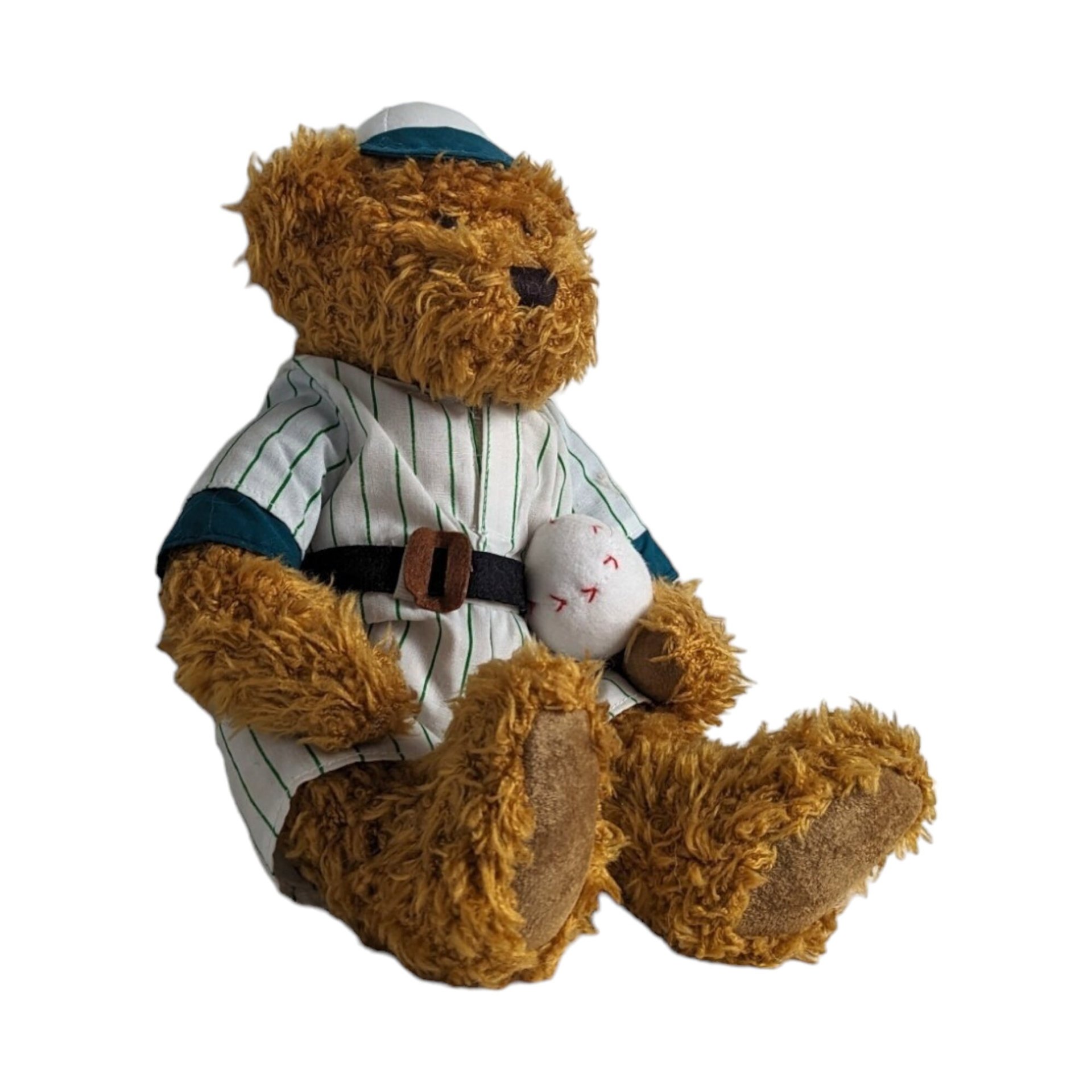 Vintage Russ Berrie Robbie Baseball 7 1/2" Plush Bear