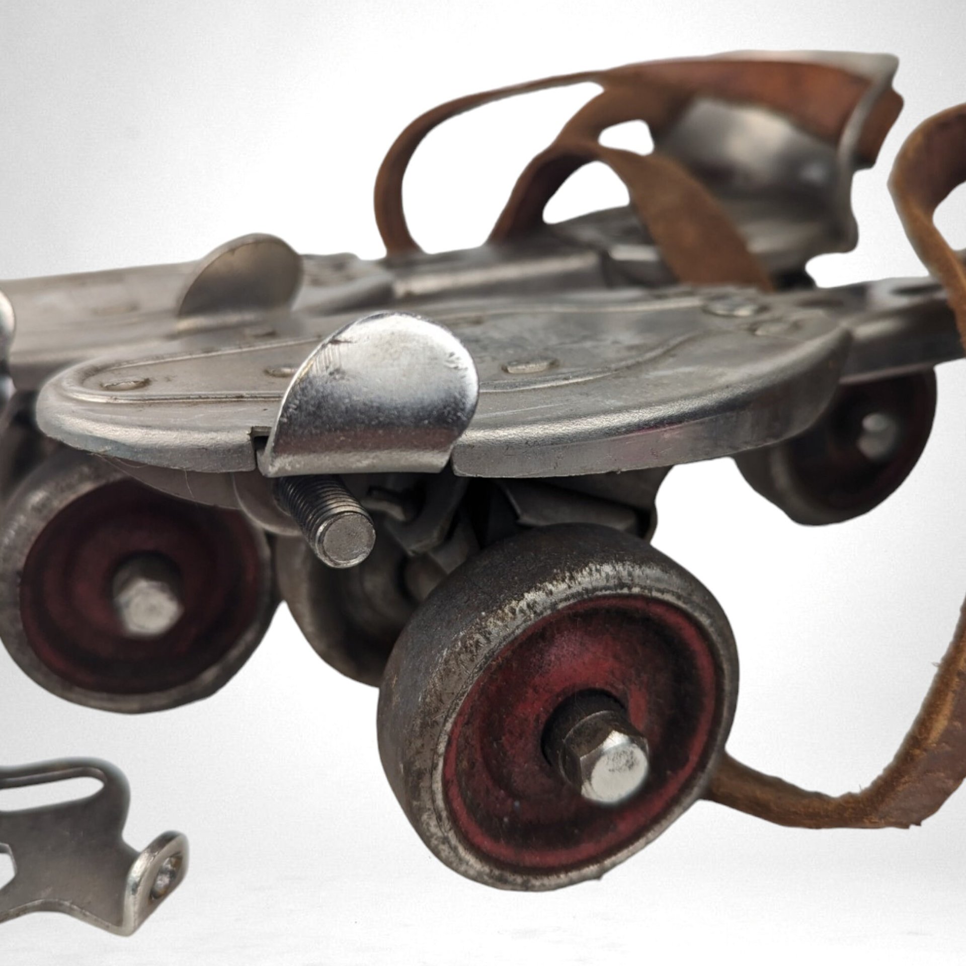 Vintage Hustler Speed King Metal Adjustable Rollerskates