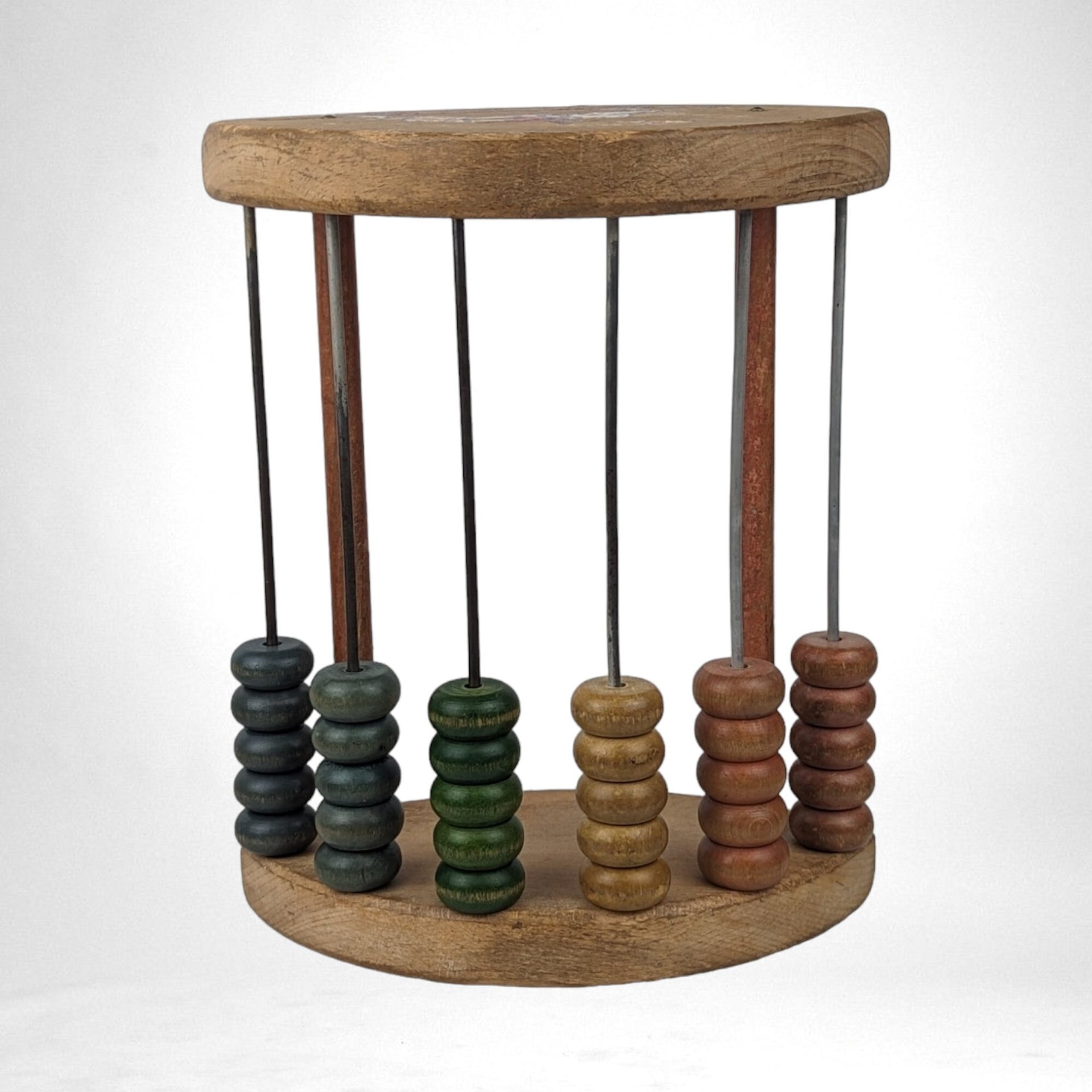 Vintage Wood Abacus Counting Toy