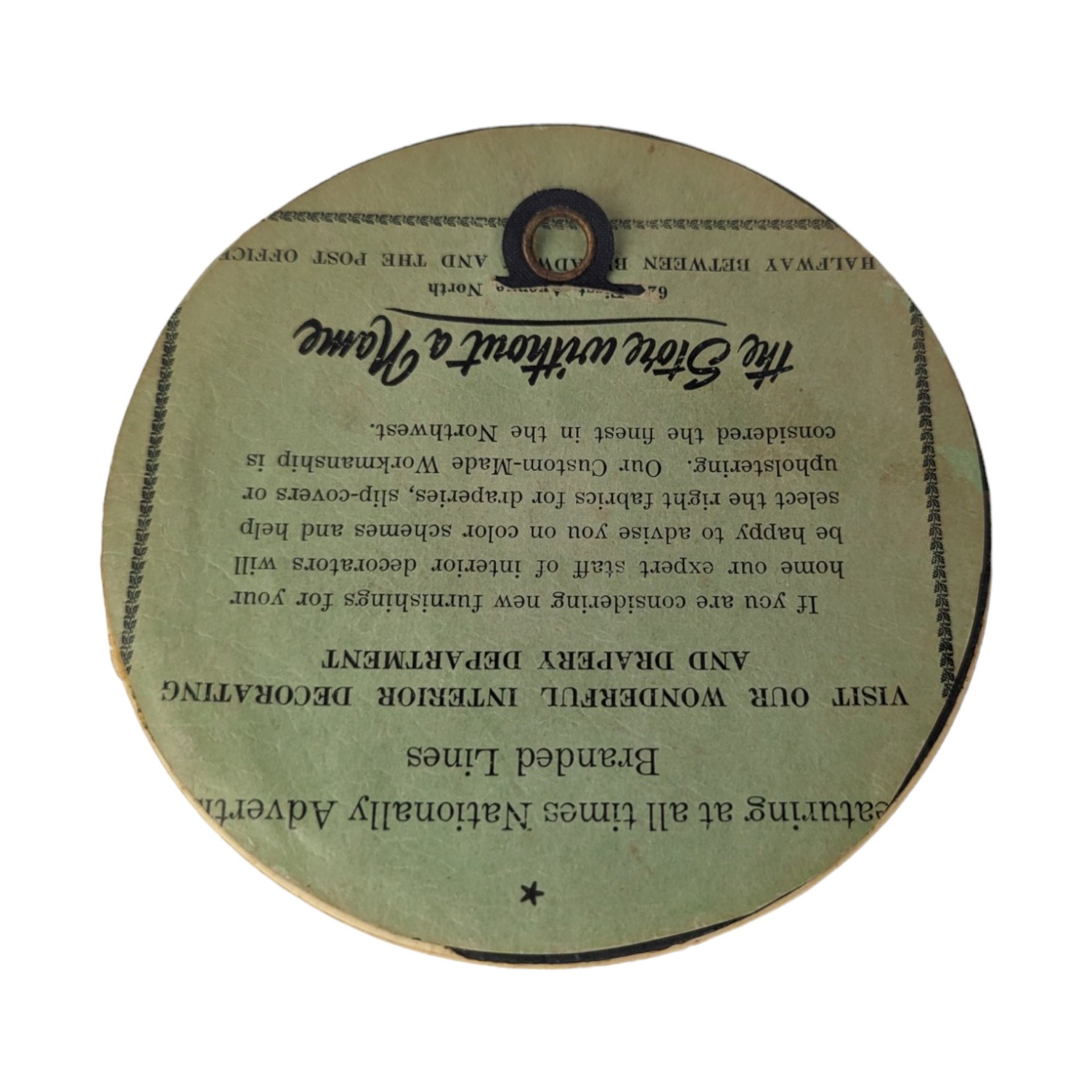 Pair of Vintage Maud Tousley Round Baby Print Wall Hangings (5")