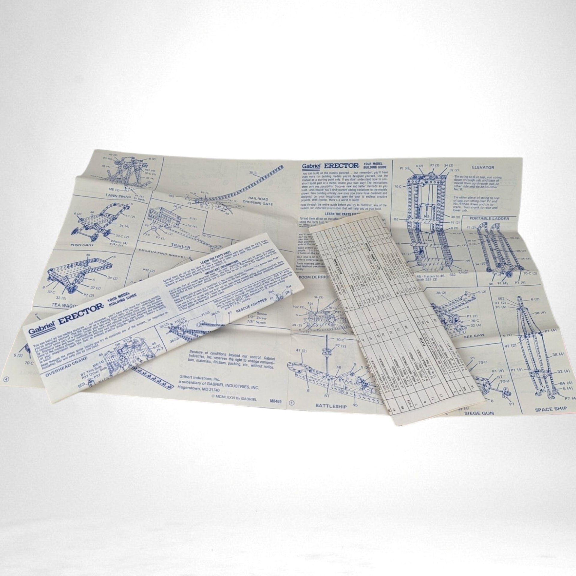 Vintage Gabriel Erector Set | Classic Construction Toy for Creative Builders | Engineering Kit | Collectible Gift Idea