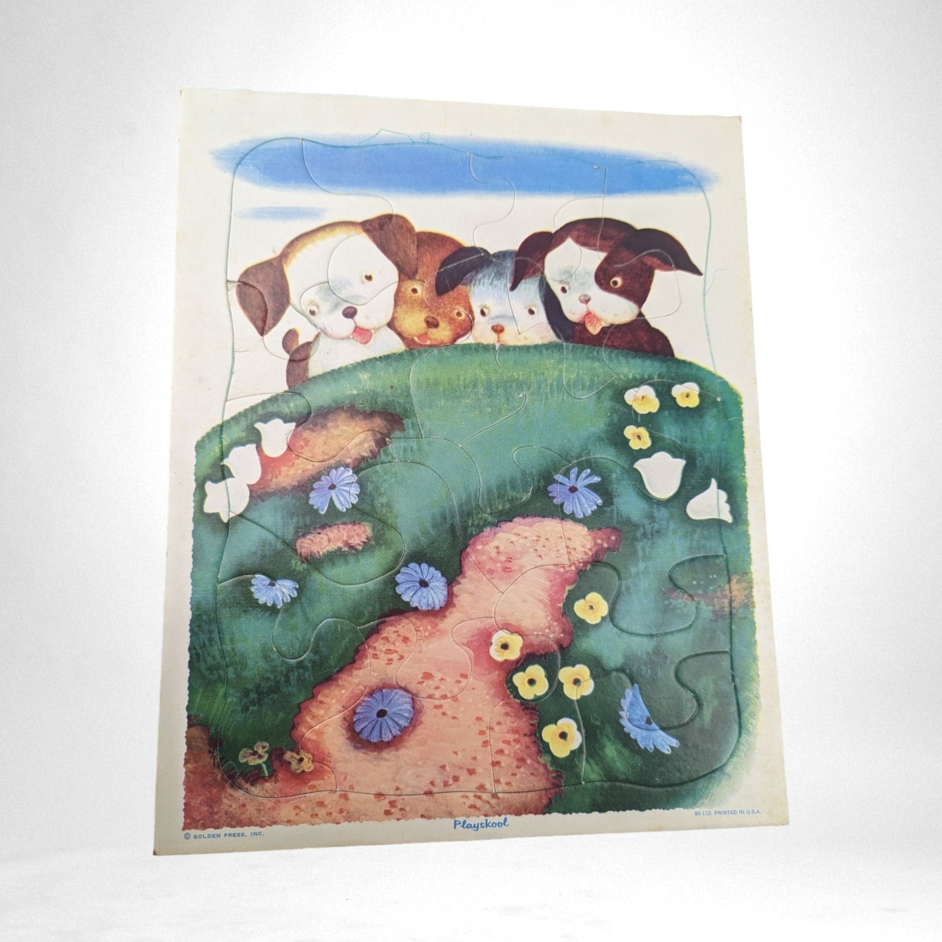 Set of 3 Vintage Playskool Dog Puzzles