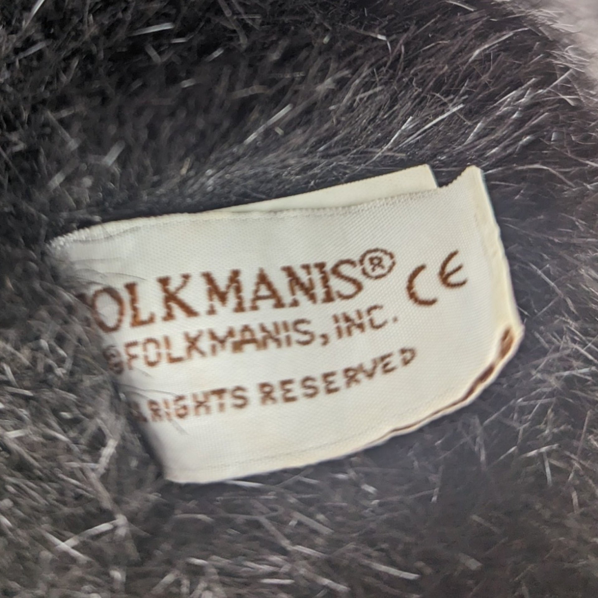 Vintage Folkmanis Black Bear Puppet