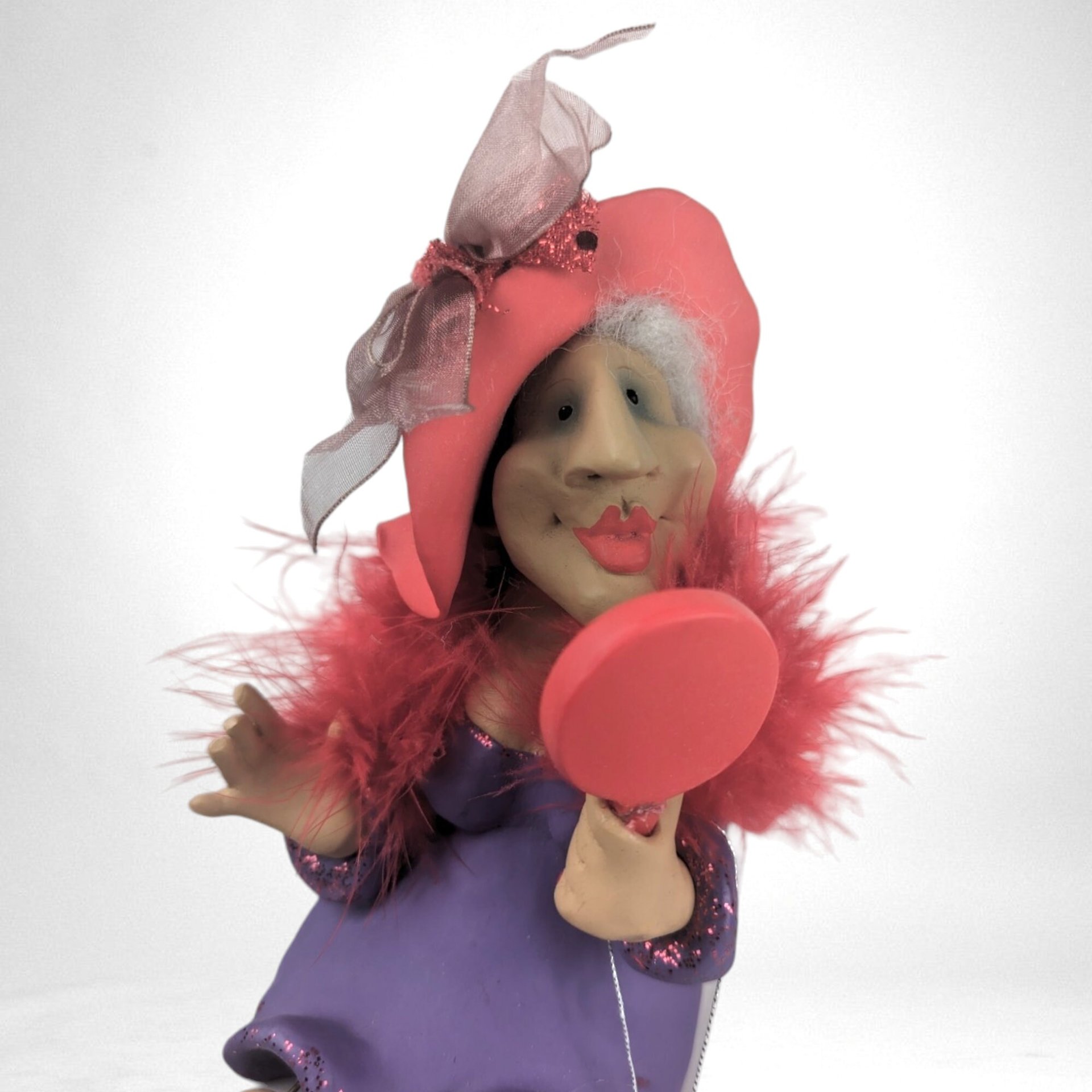 2003 Oh You Doll Marilyn Shelf Sitter, Red Hat Society