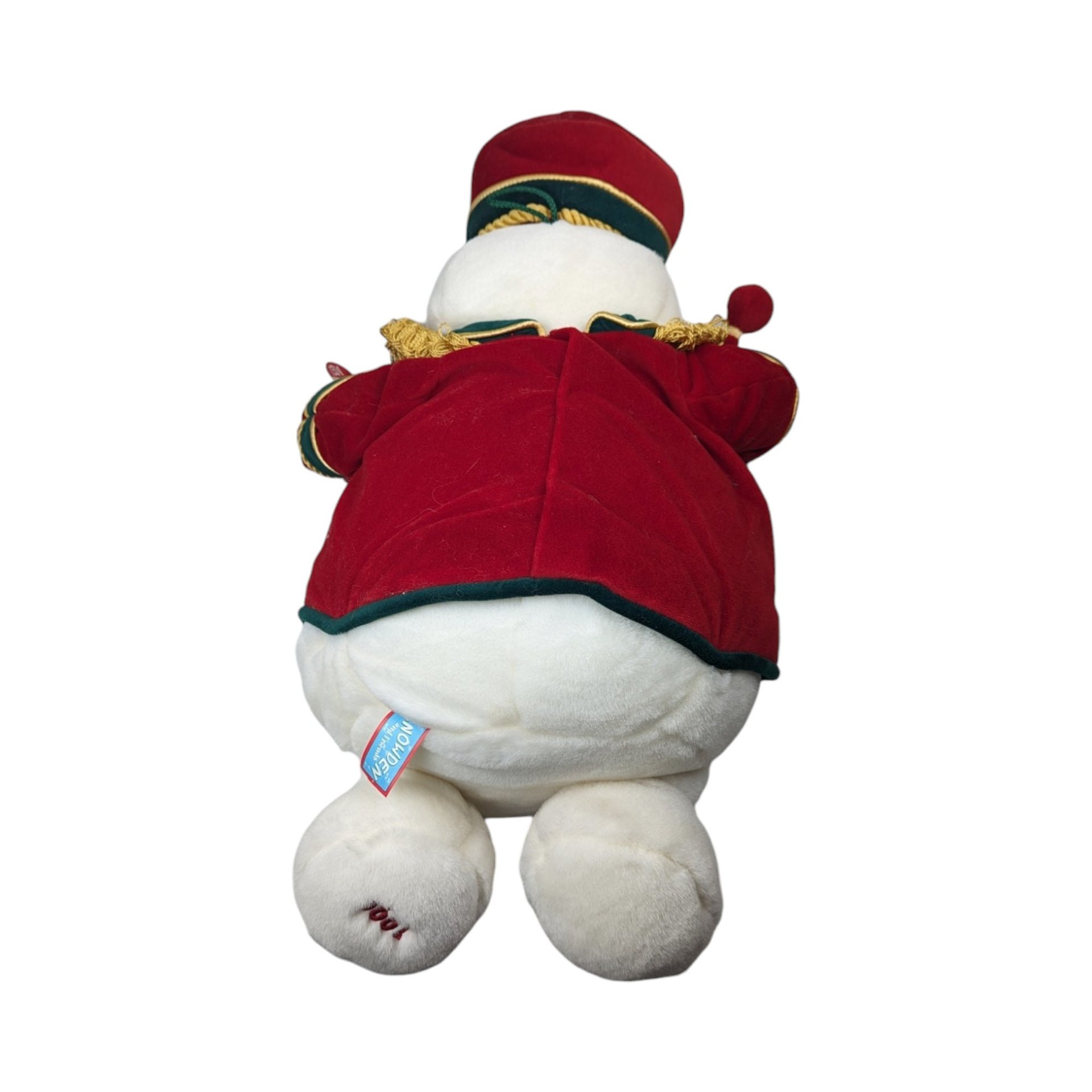1999 Snowden Plush Band Leader Musical Snowman, Animated