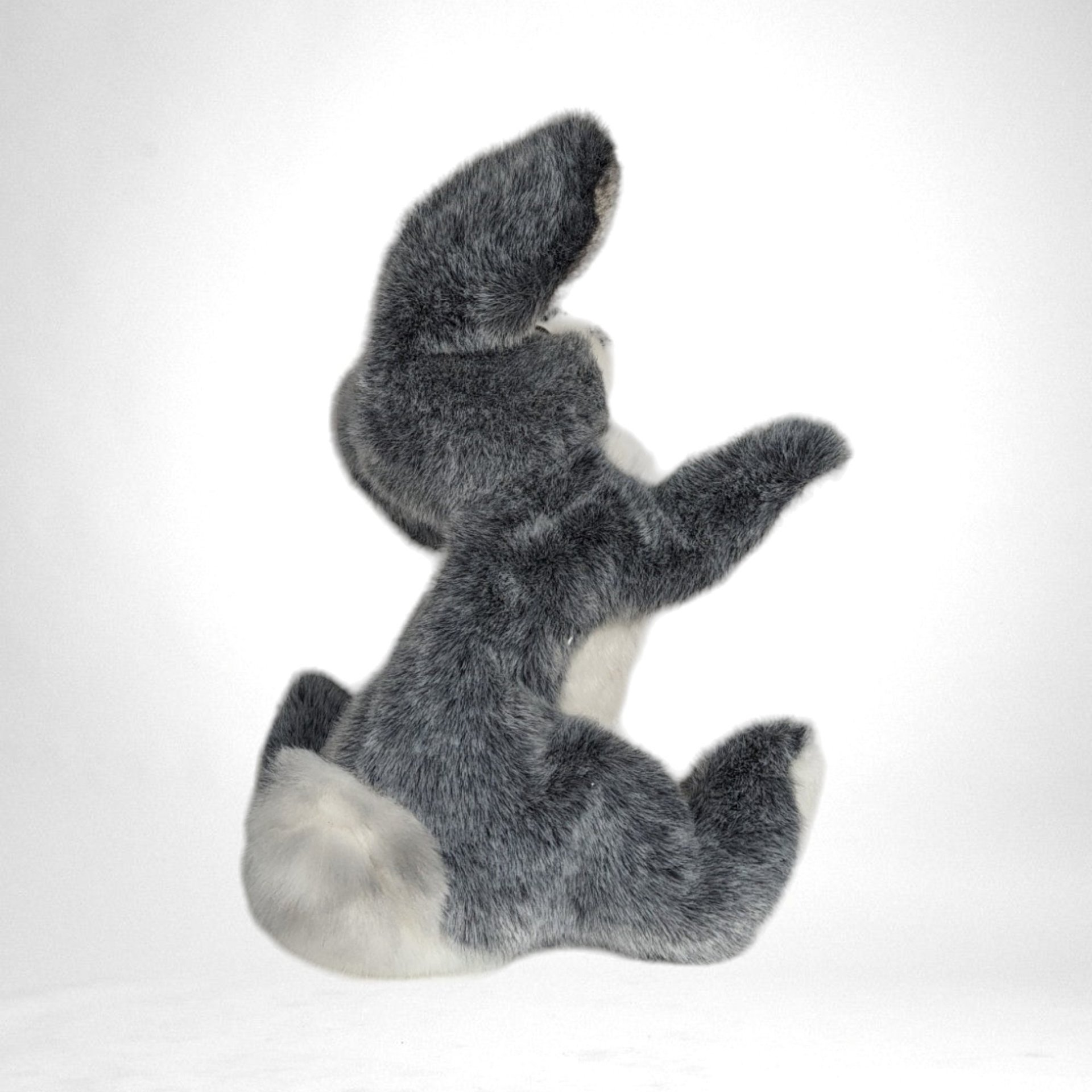 Vintage A & A 10" Plush Gray Rabbit