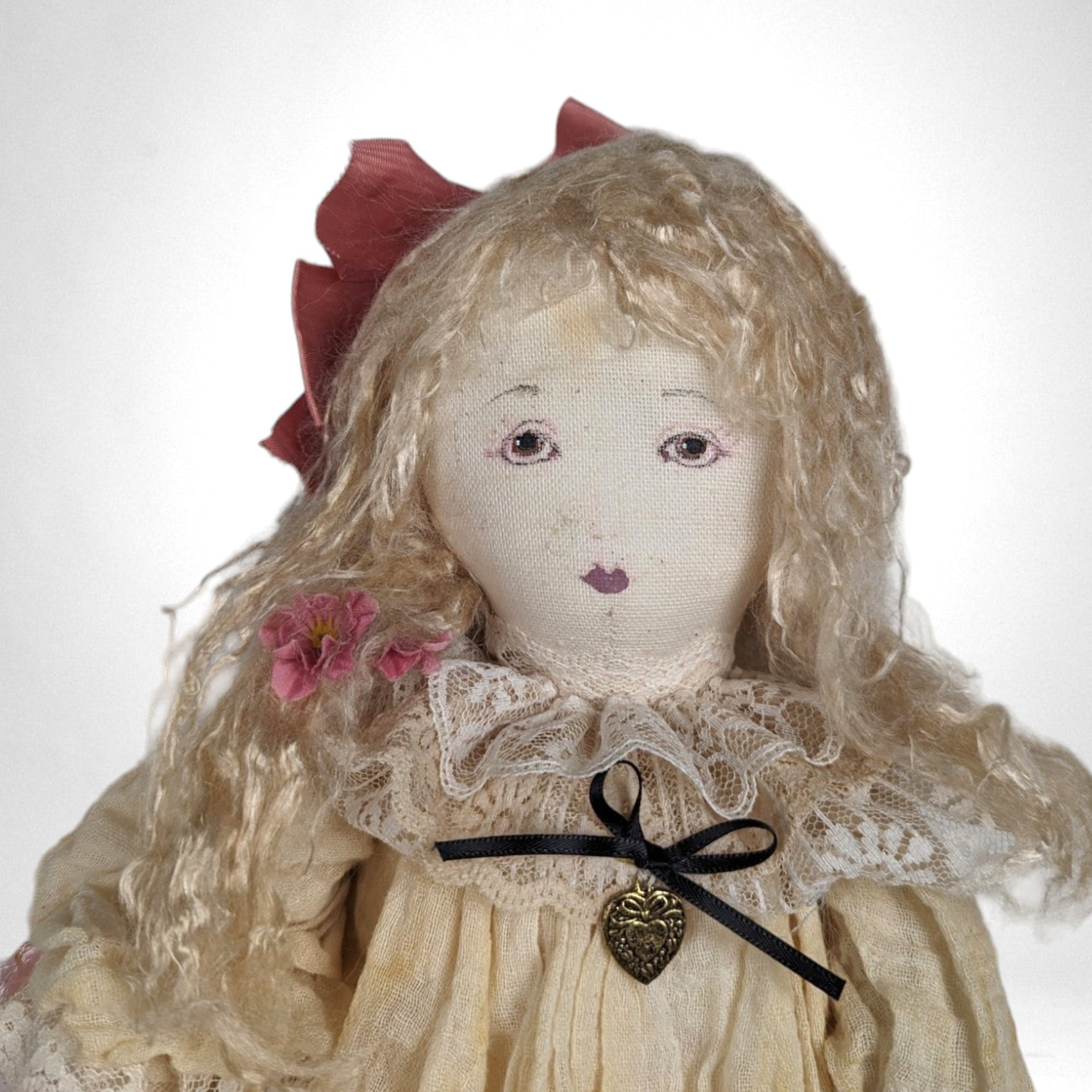Vintage Handmade Rag Doll