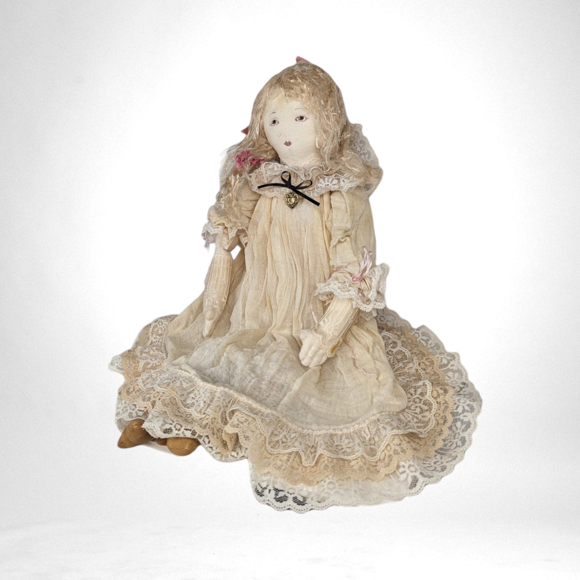 Vintage Handmade Rag Doll