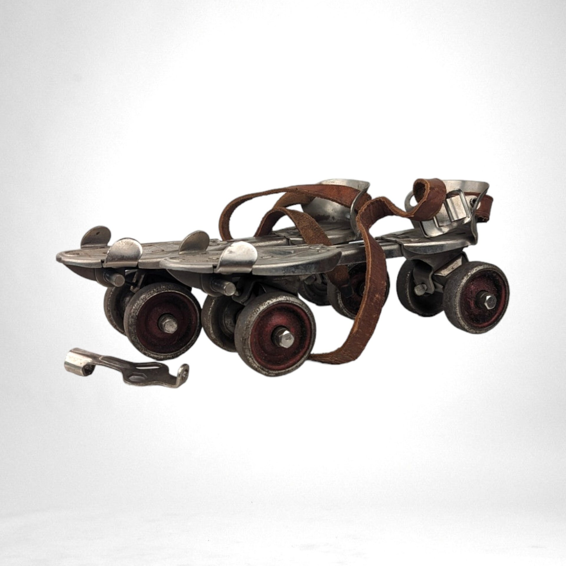 Vintage Hustler Speed King Metal Adjustable Rollerskates