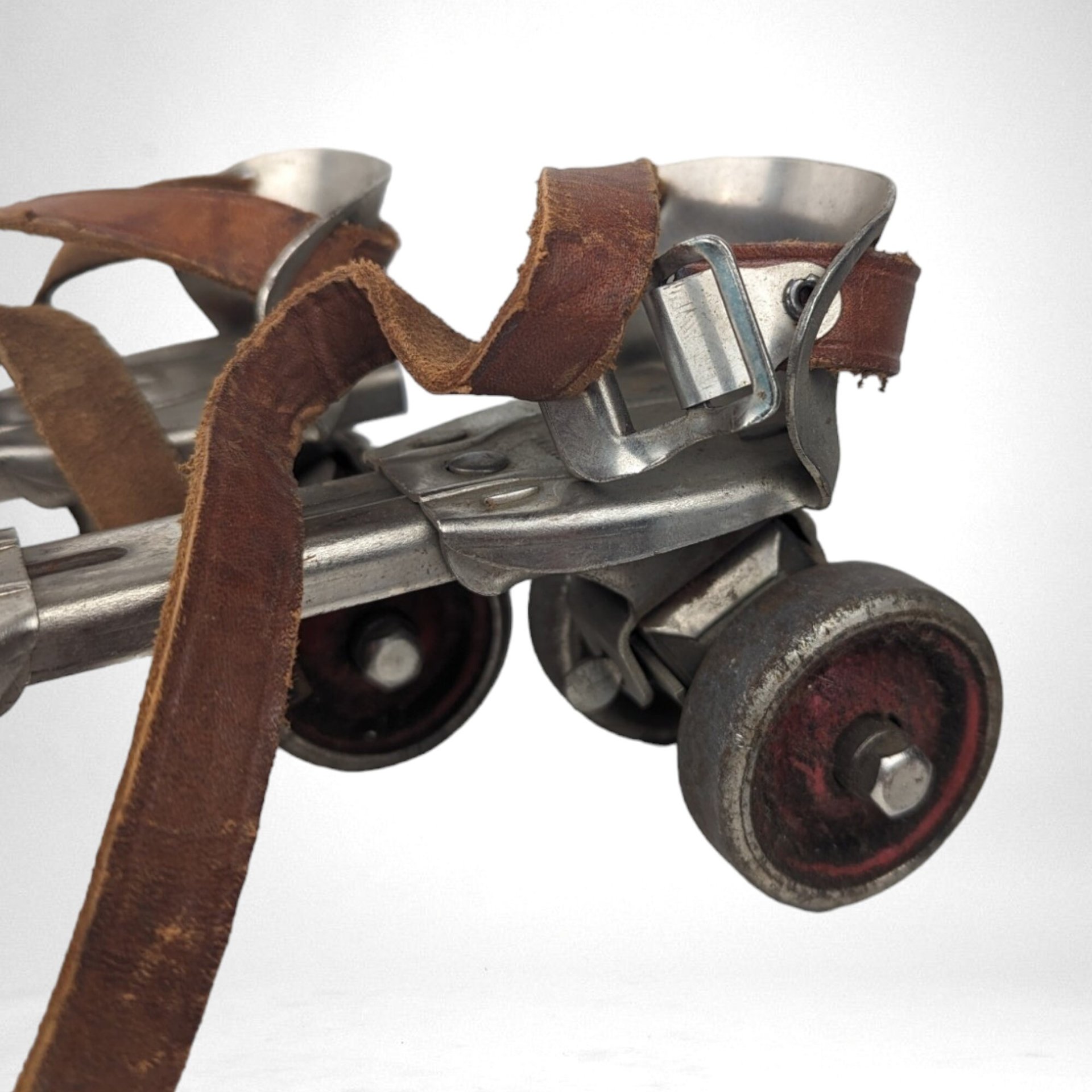 Vintage Hustler Speed King Metal Adjustable Rollerskates