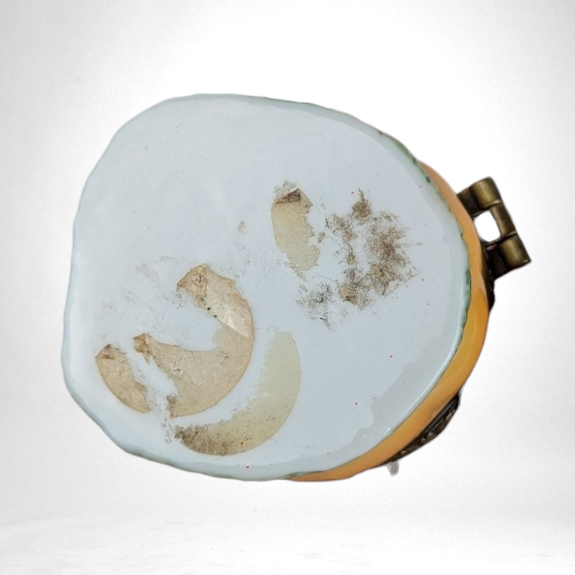 Vintage Herco Ghost and Jack O' Lantern Hinged Trinket Box