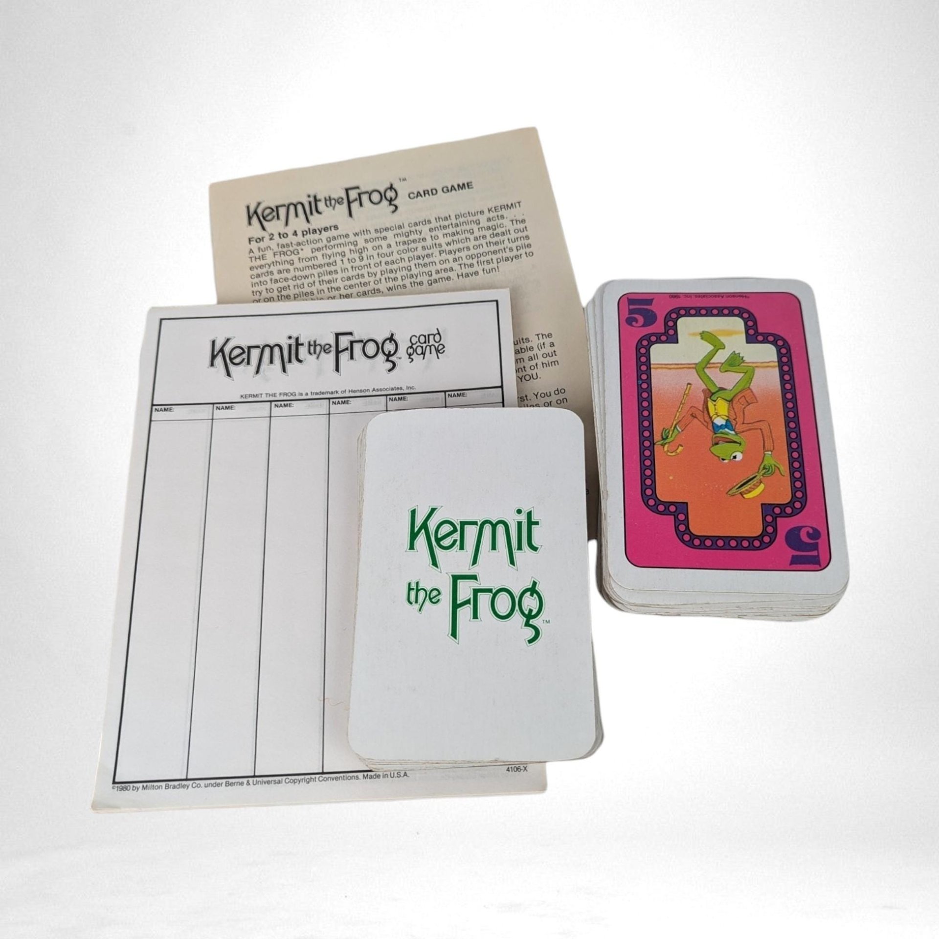 1980 Milton Bradley Kermit the Frog Game