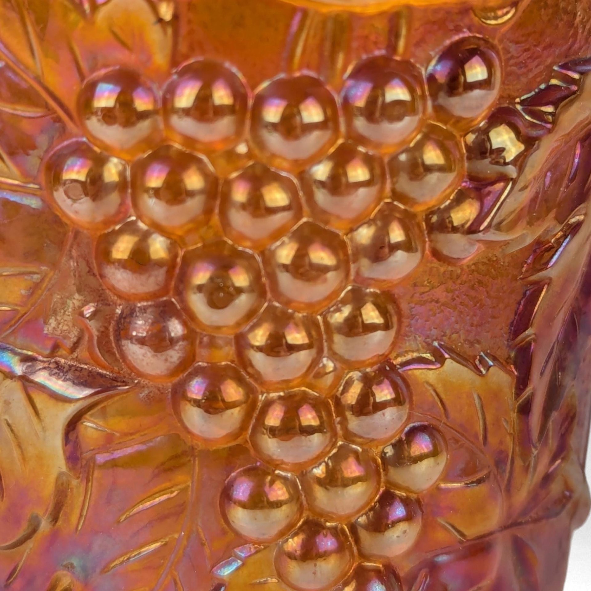 Imperial Glass Marigold Grape Carnival Glass 4" Tumbler