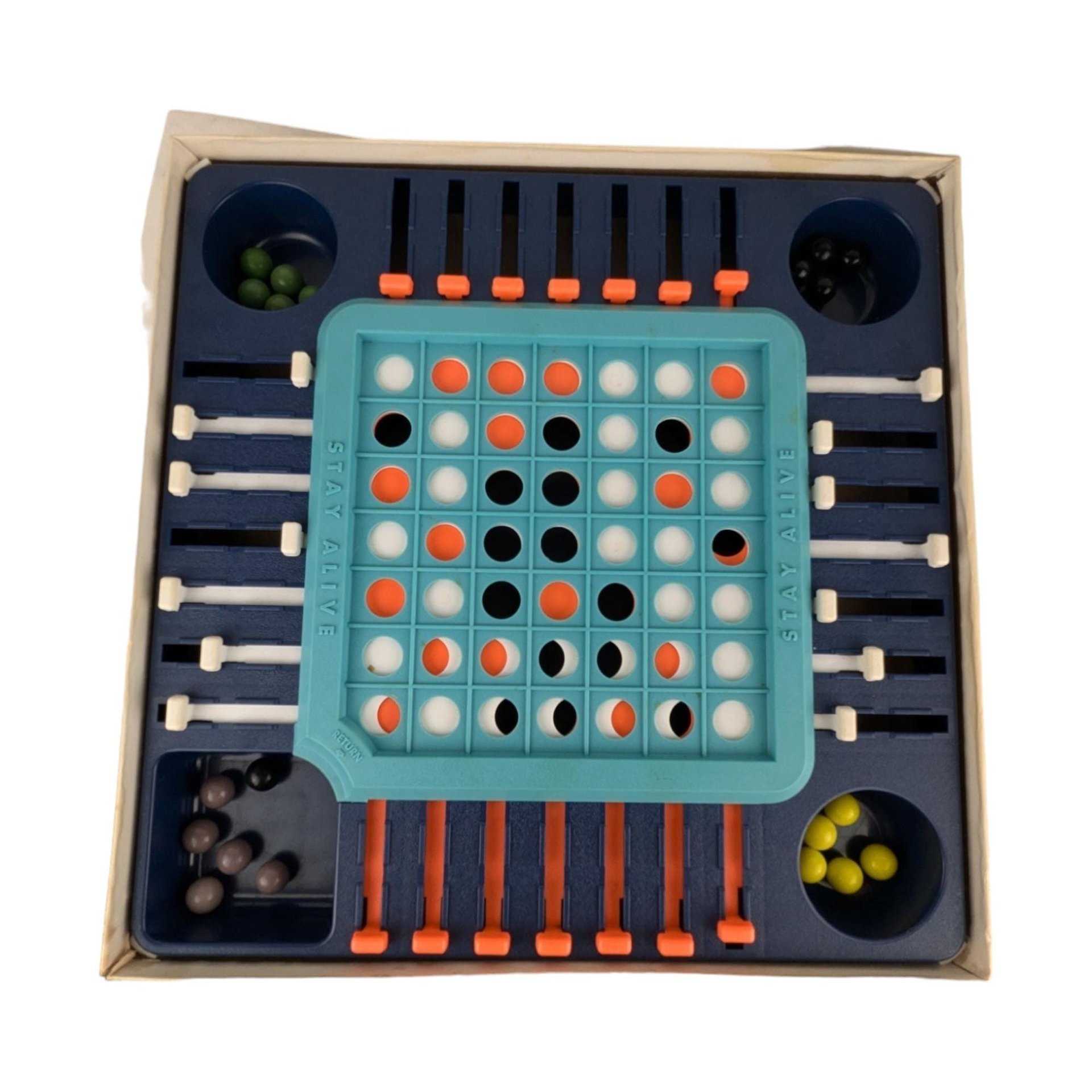 Vintage 1971 Milton Bradley Stay Alive Game | Complete | Good Condition | Family Game Night | Classic Strategy Game