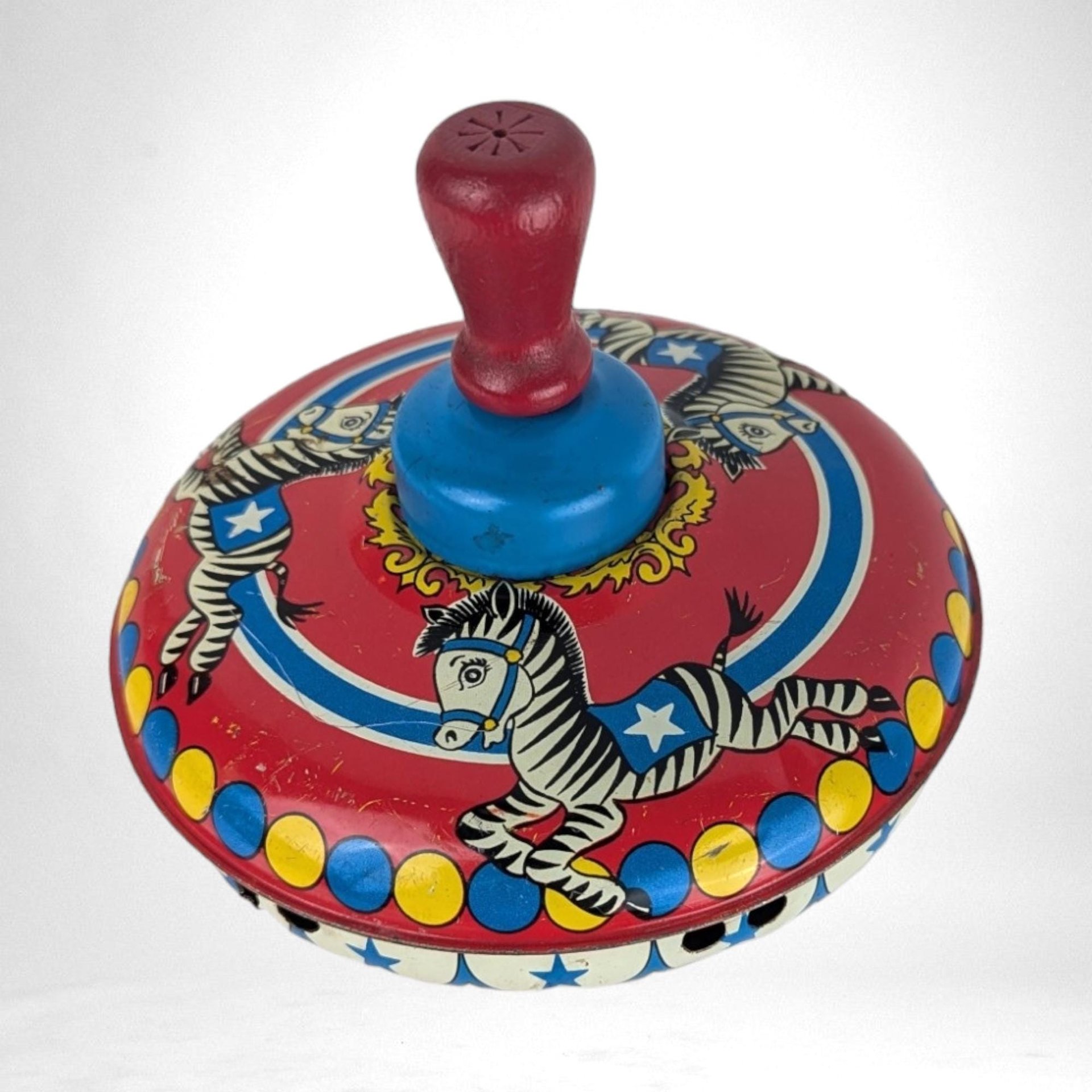 Vintage Ohio Art Metal Spinning Top