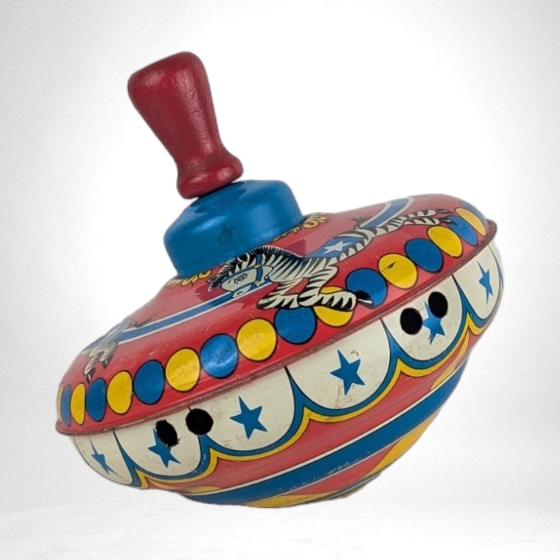 Vintage Ohio Art Metal Spinning Top