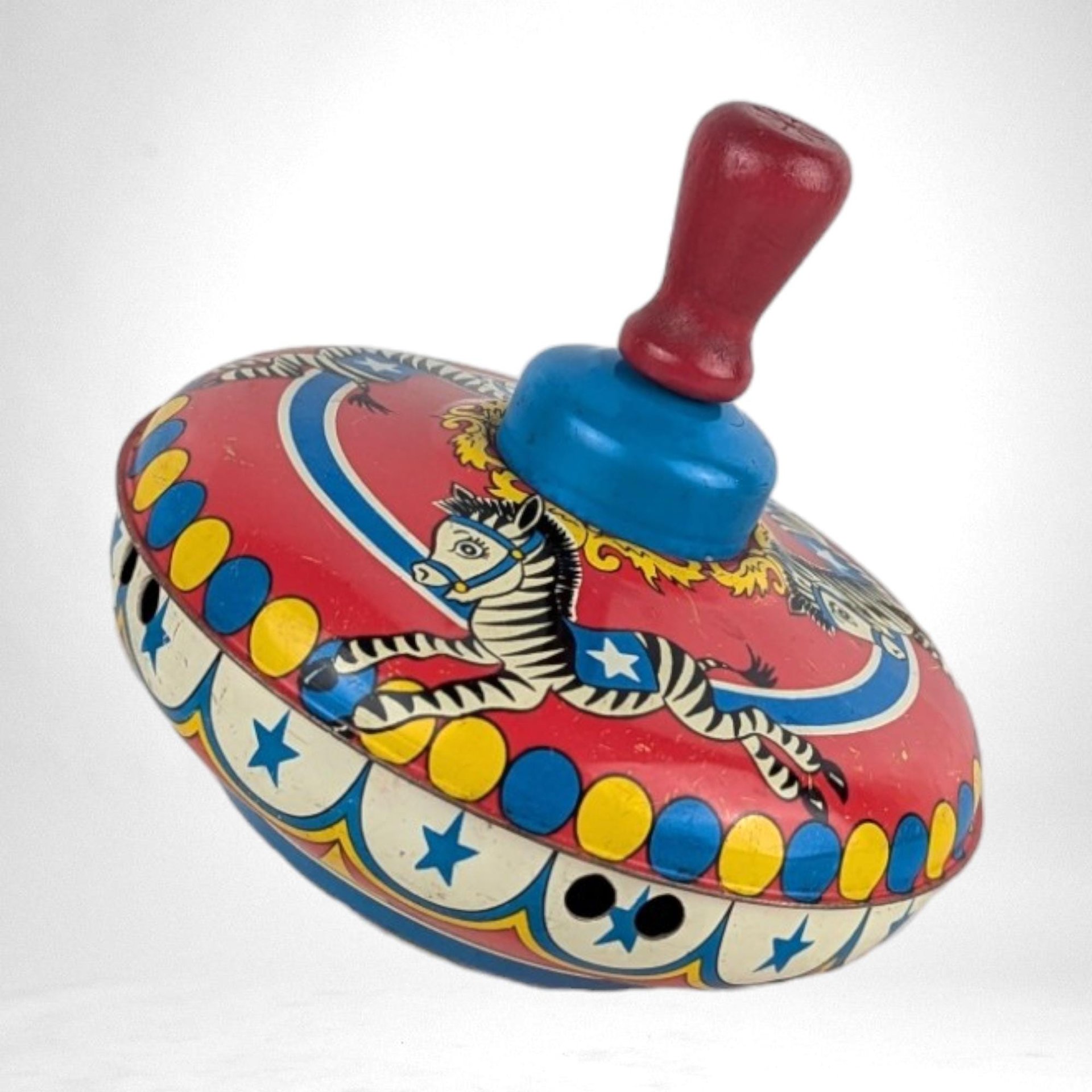 Vintage Ohio Art Metal Spinning Top