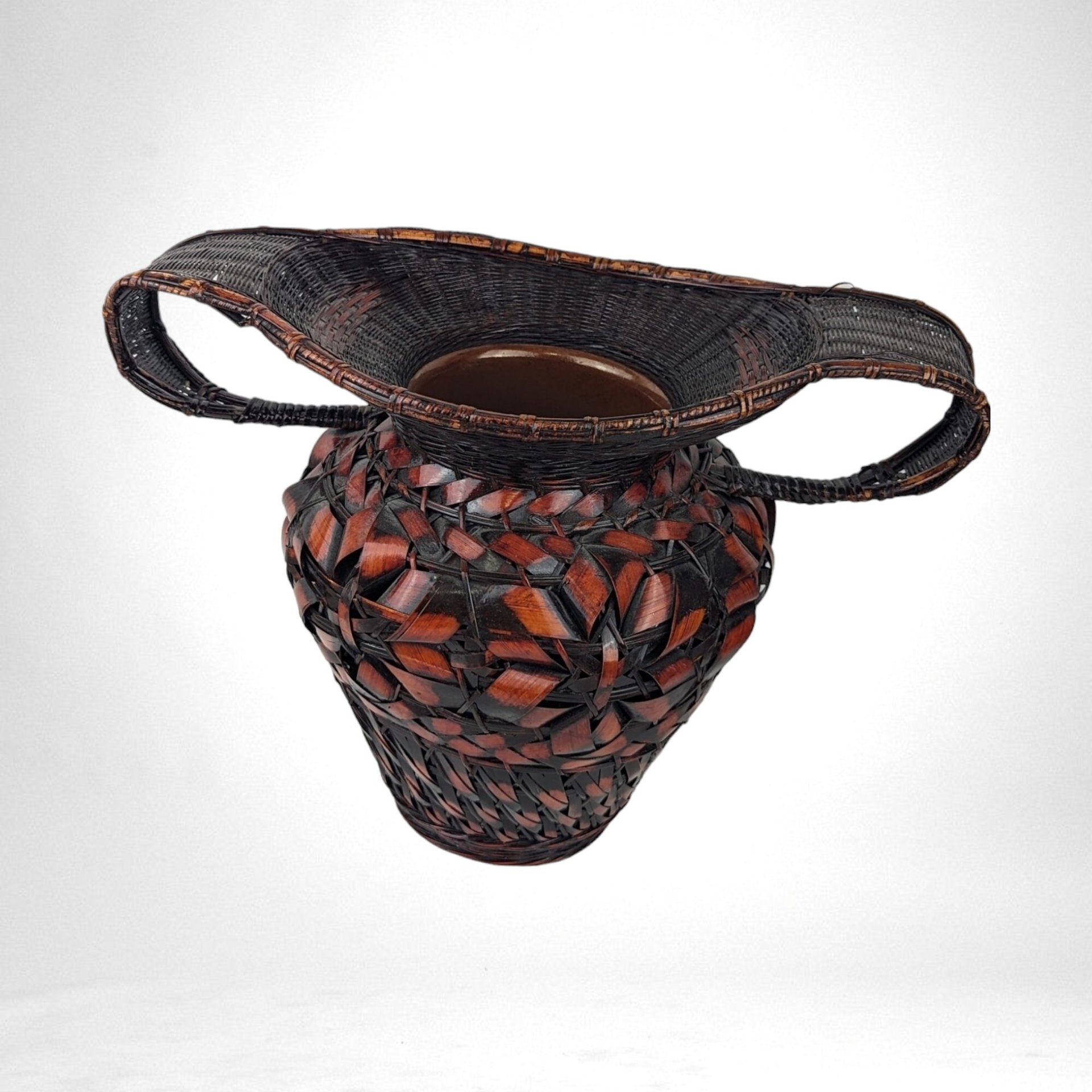 Vintage Japanese Ikebana Bamboo Vase