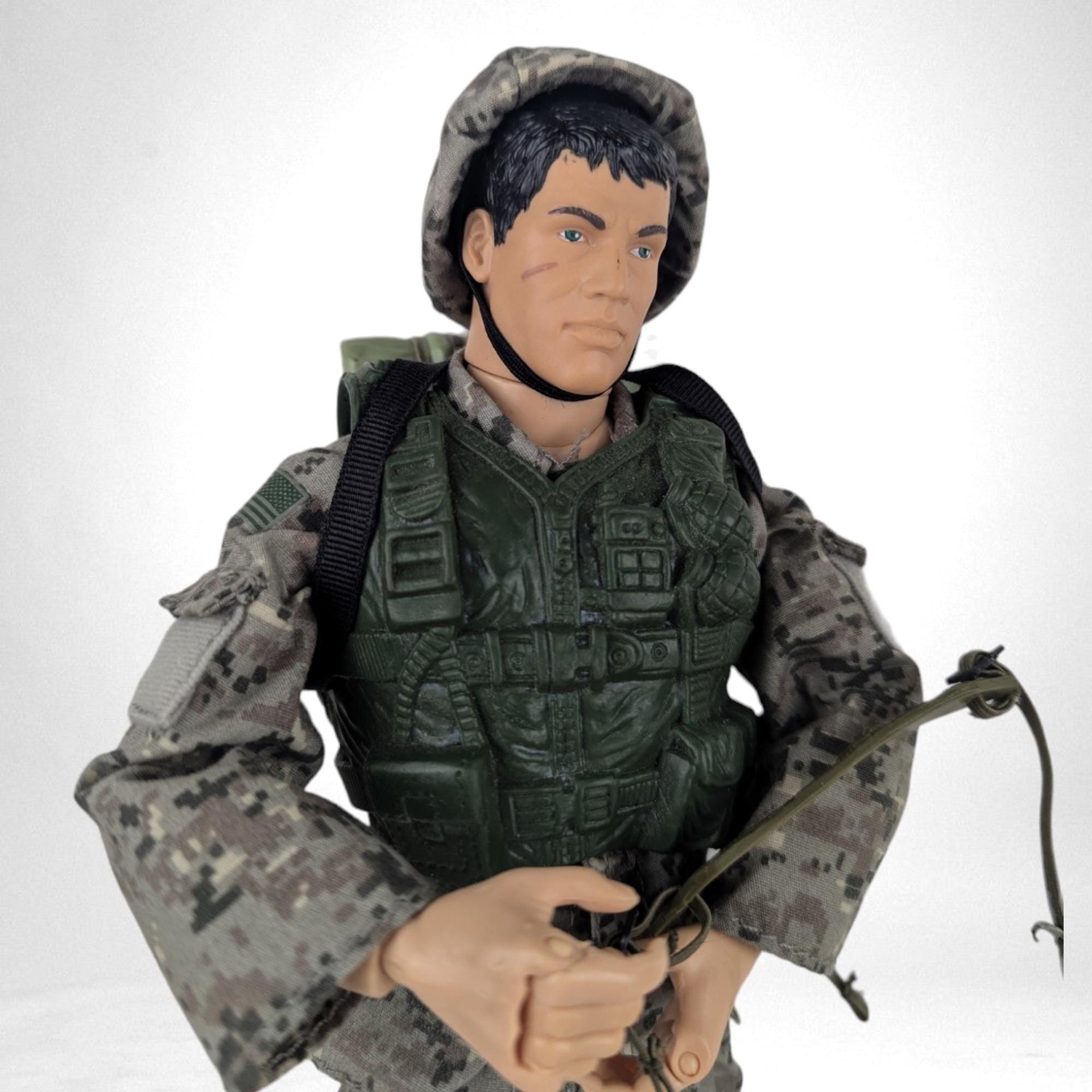 1990s Hasbro GI Joe Action Figure Camo Outfit with Accessories