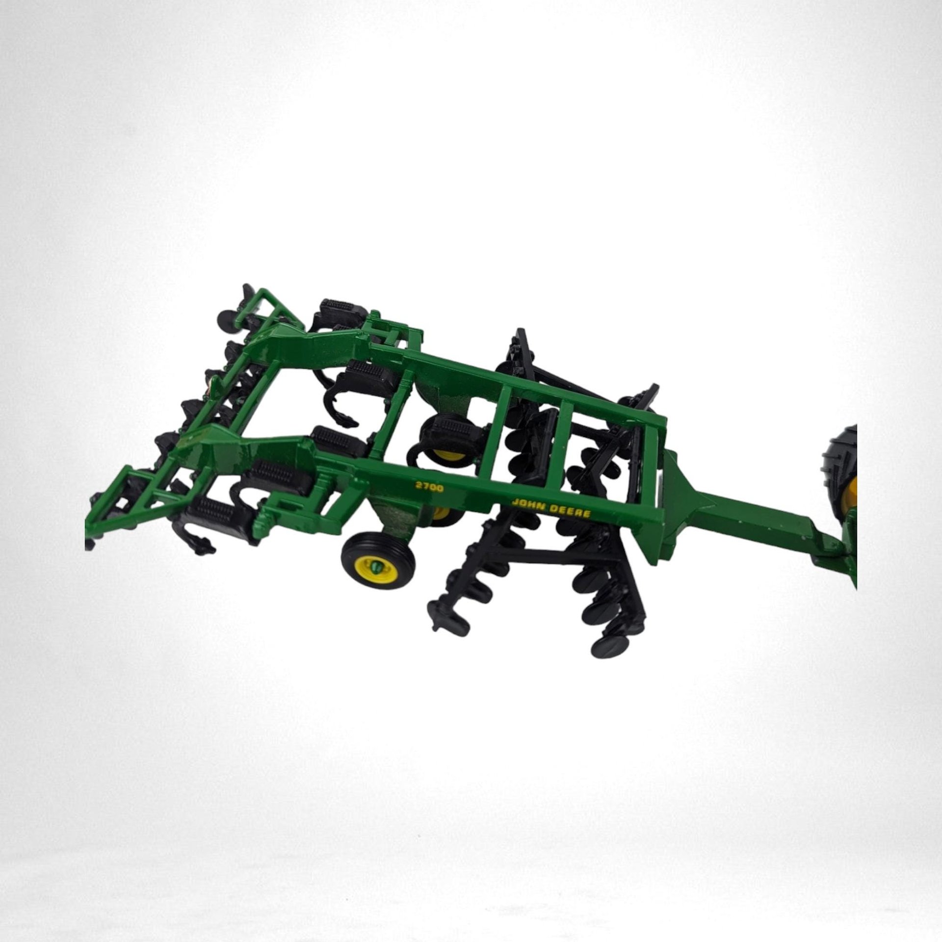 Vintage ERTL John Deere Tractor and Mulcher Set | Collectible Die-Cast Toy | Perfect for Farm Toy Enthusiasts