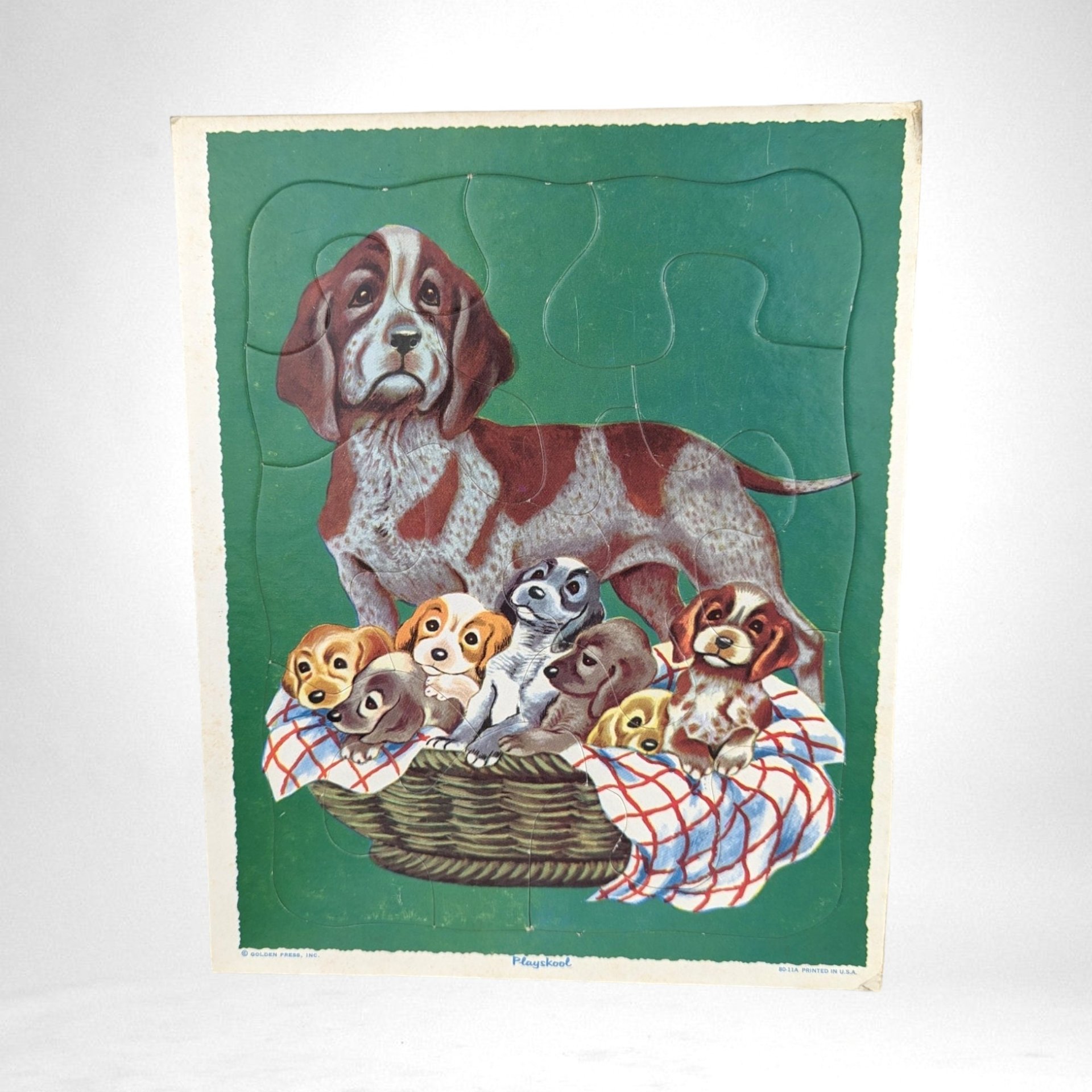 Set of 3 Vintage Playskool Dog Puzzles