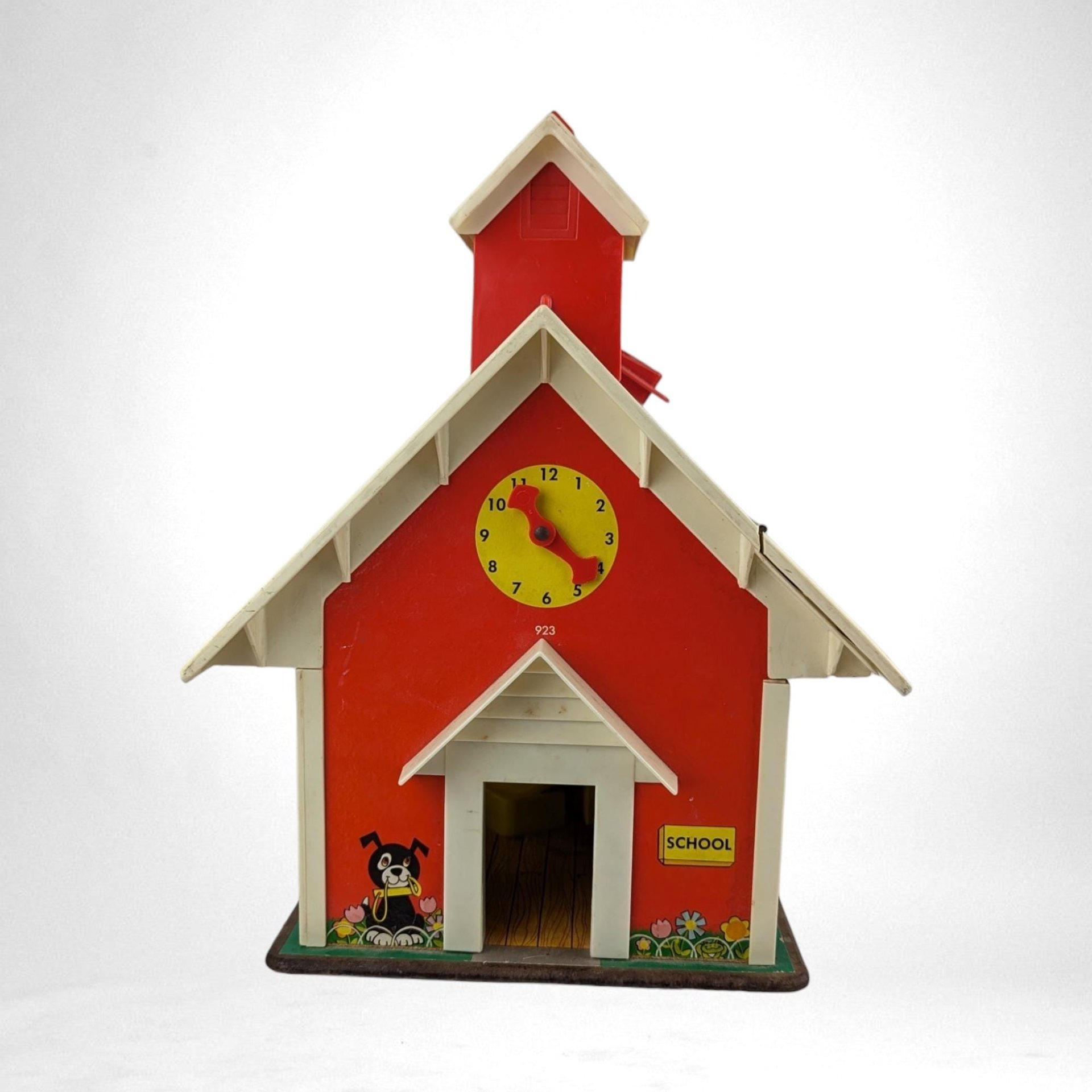 Vintage Fisher-Price Schoolhouse 923 | Nostalgic Playset with Flaws | 70s Toy |  Restoration Project