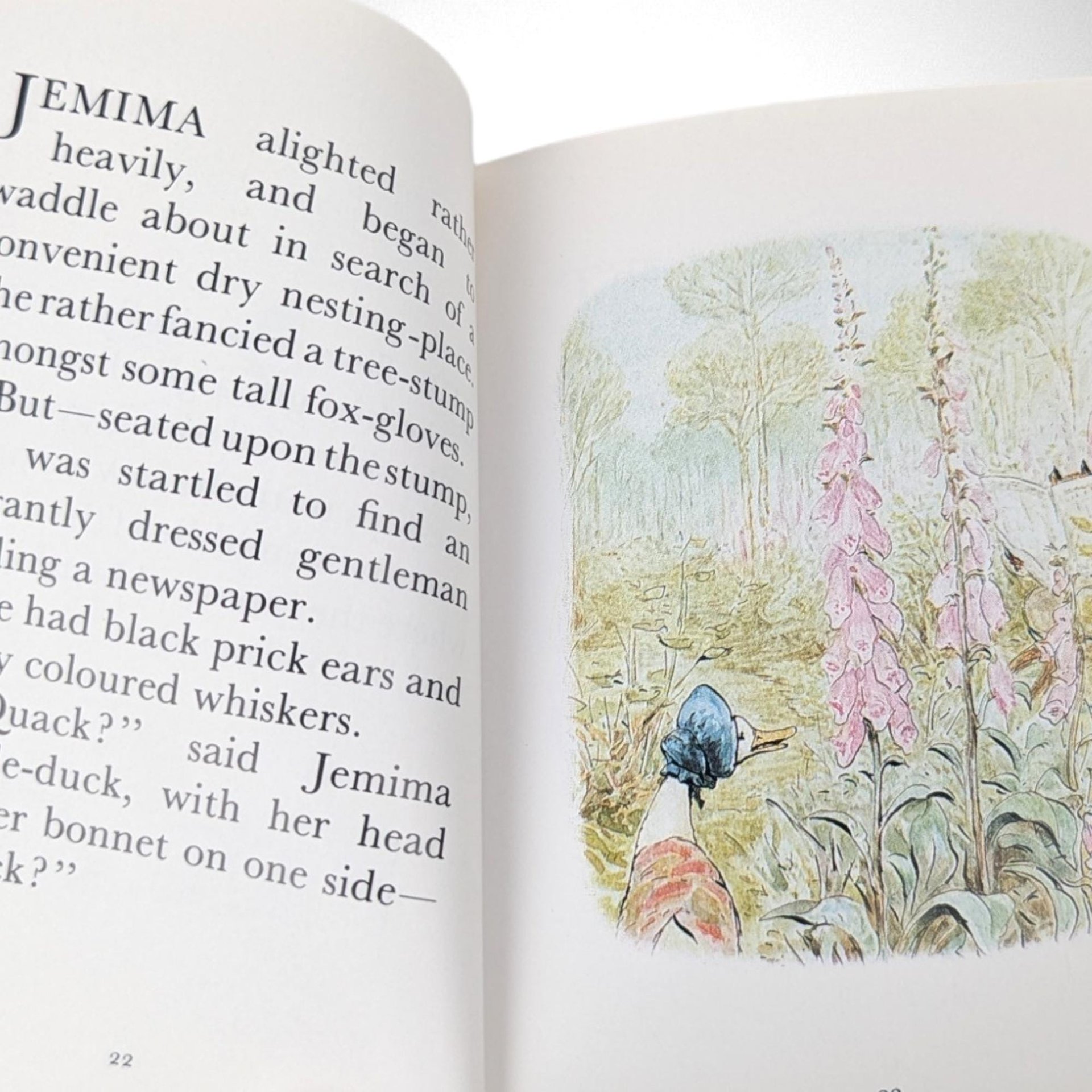1991 Beatrix Potter The Tale of Jemima Puddle Duck Small Softcover Book, Softcover