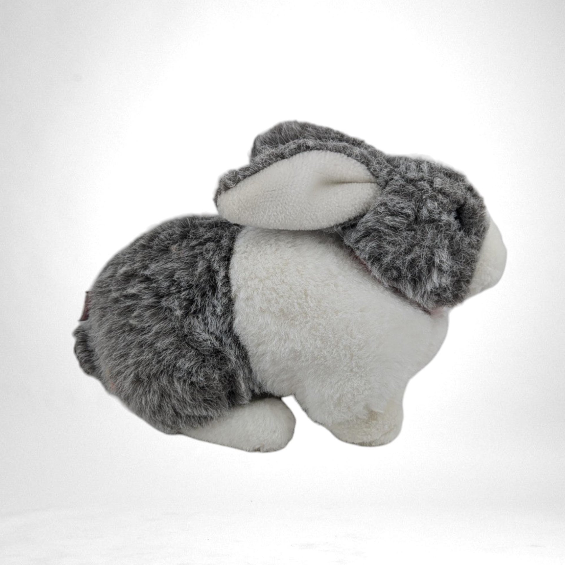 1993 Gund Gray and White Plush Bunny