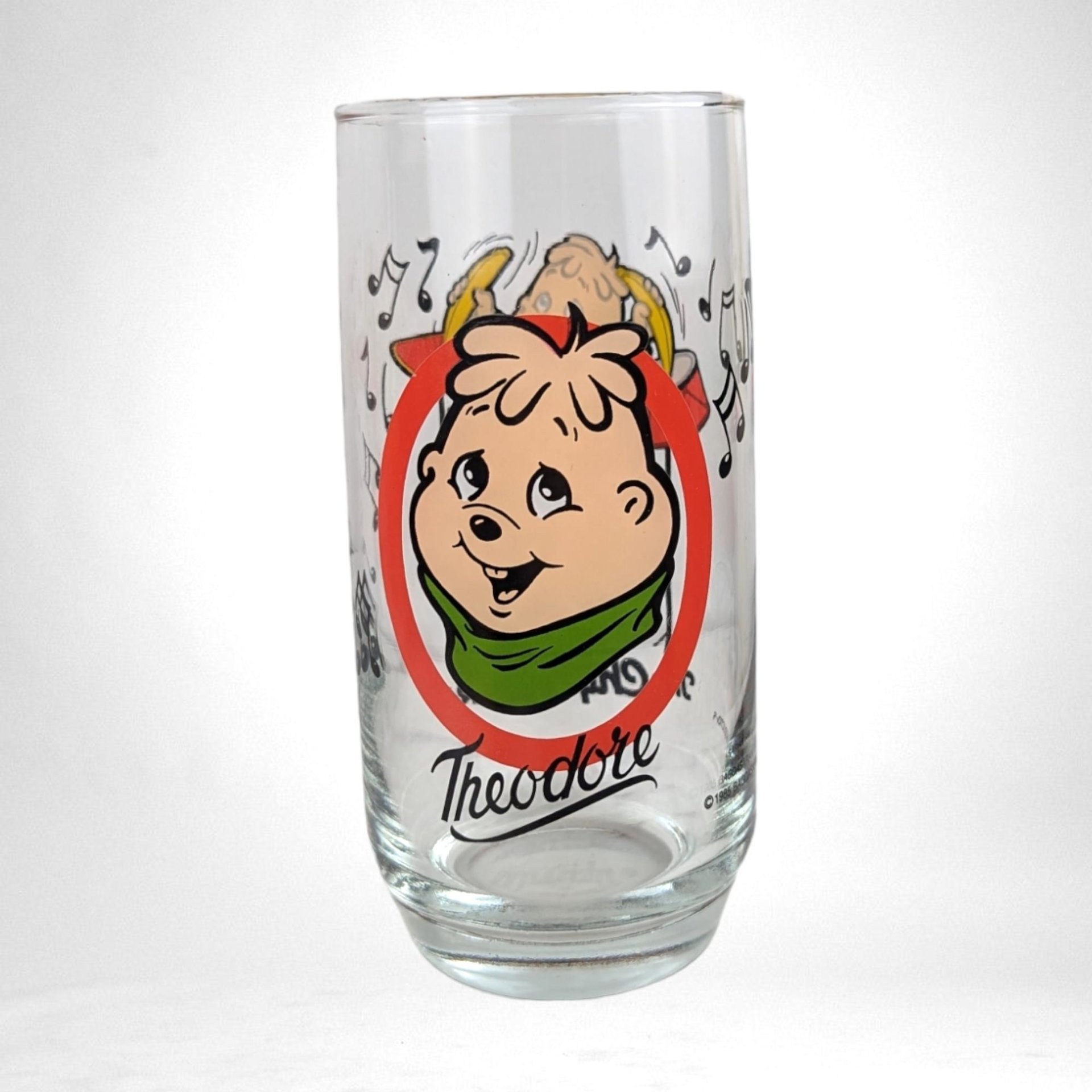 Set of 2 1985 Alvin and the Chipmunks Glasses