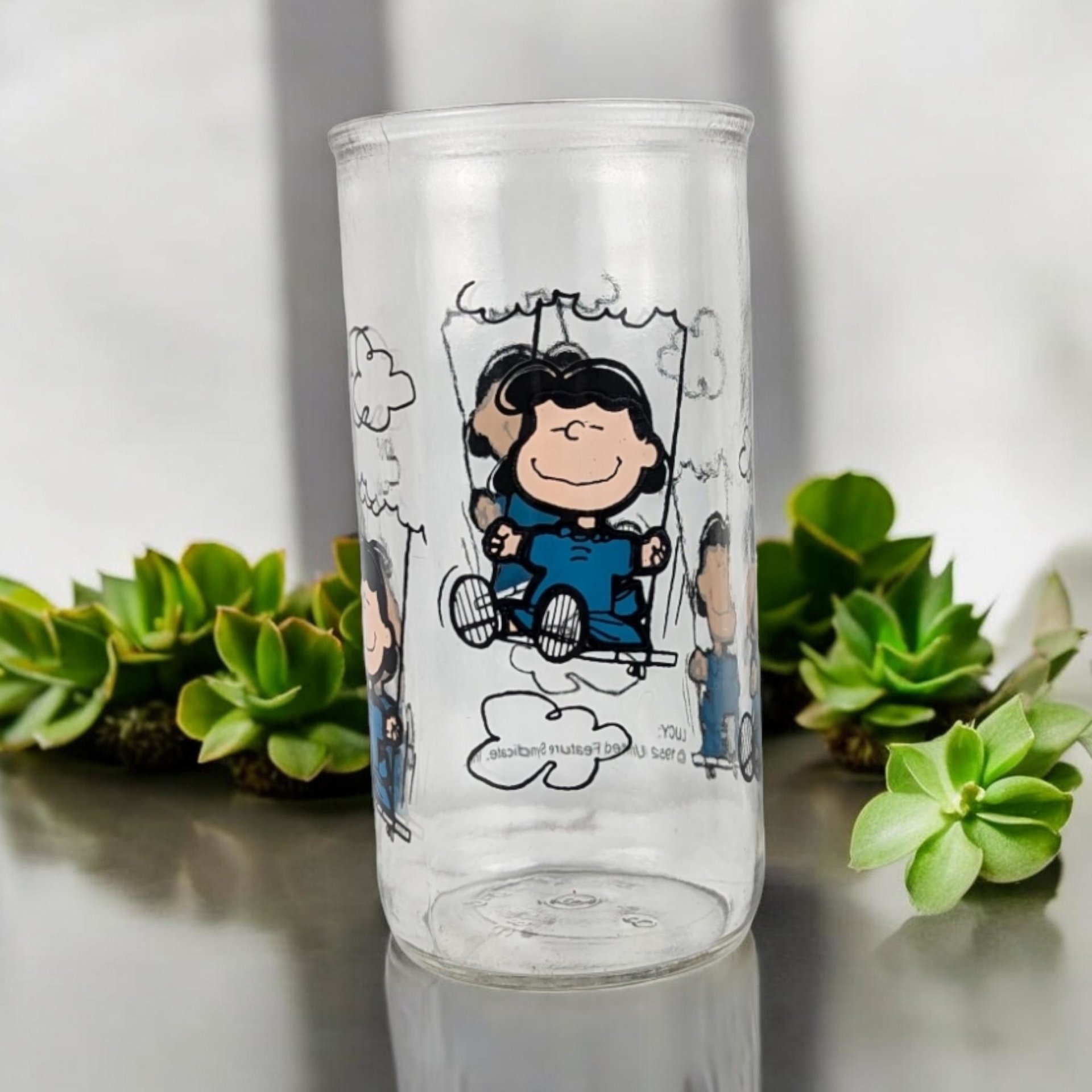 1952 Peanuts Lucy Glass