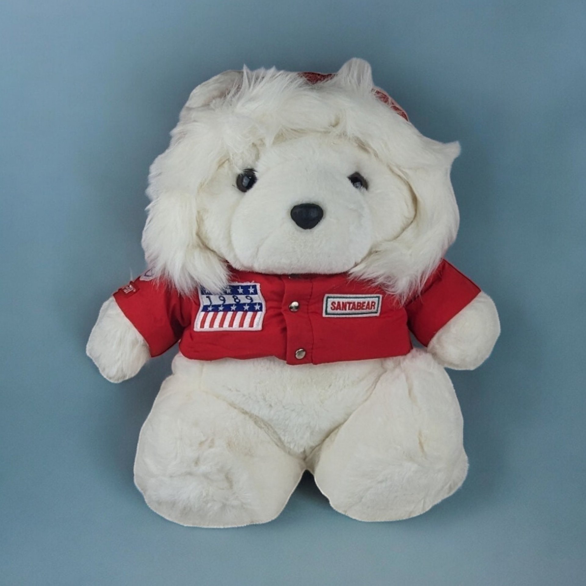 1980s-2000s Plush Dayton Hudson or Chosun Santa Bear | Your Choice of Adorable Holiday Decor | Vintage Collectible Stuffed Animal