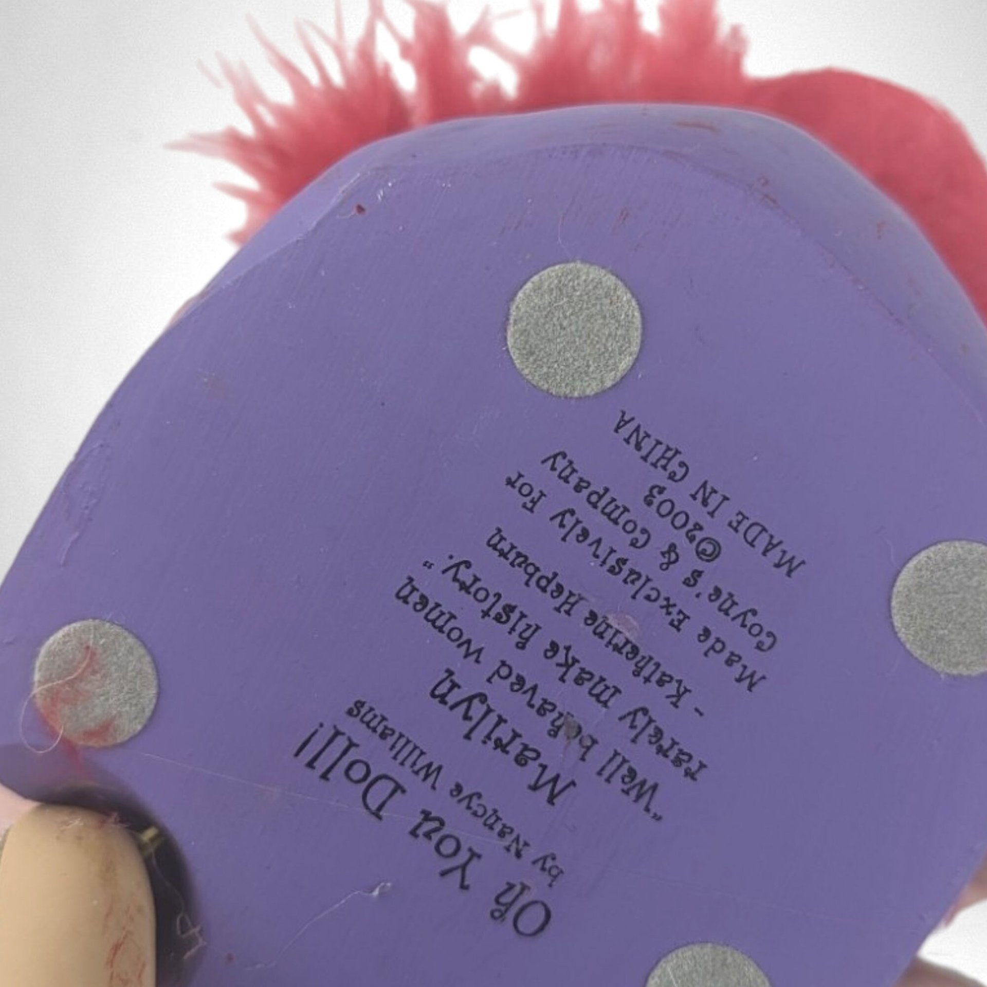 2003 Oh You Doll Marilyn Shelf Sitter, Red Hat Society