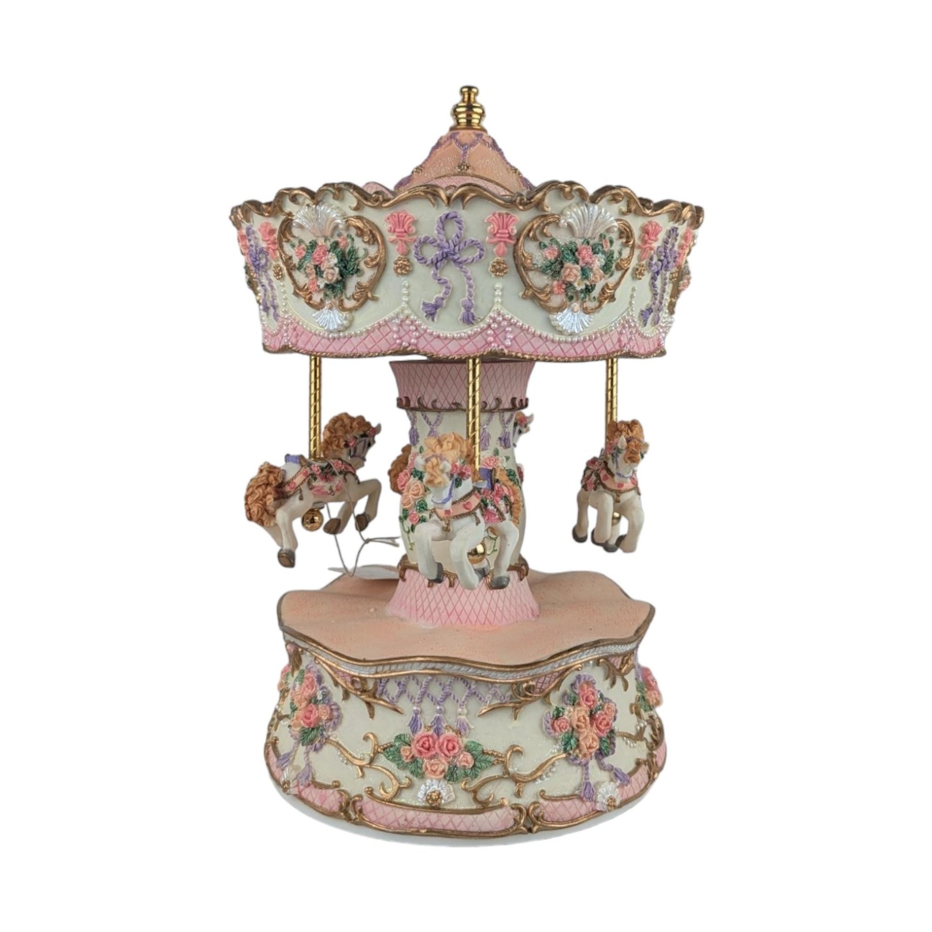 Vintage Timeless Treasures Musical Carousel