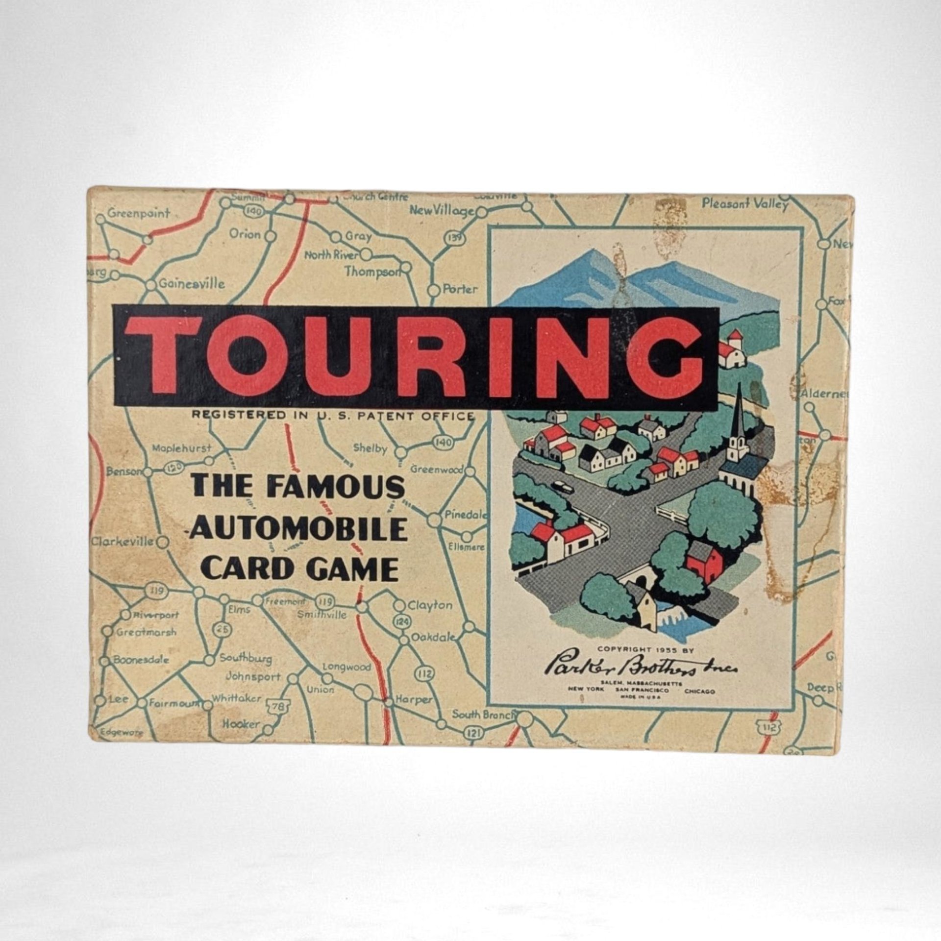 1955 Parker Brothers Touring Card Game